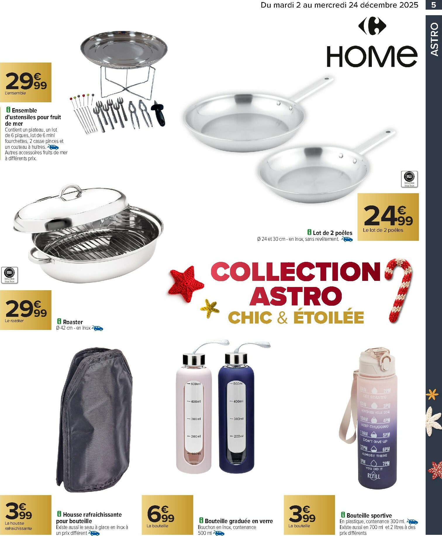 carrefour - Catalogue Carrefour - Art de la Table valable du 02/12 au 24/12 - page: 5