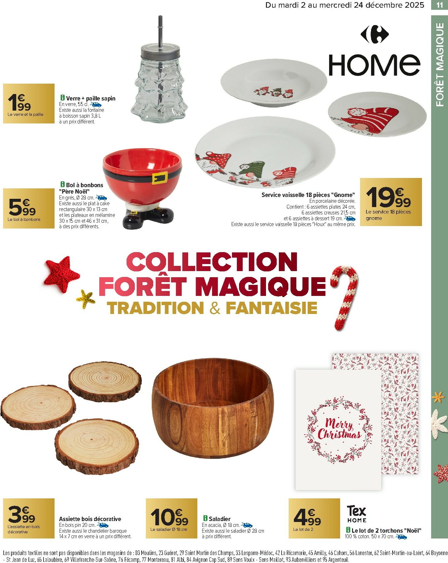 carrefour - Catalogue Carrefour - Art de la Table valable du 02/12 au 24/12 - page: 11