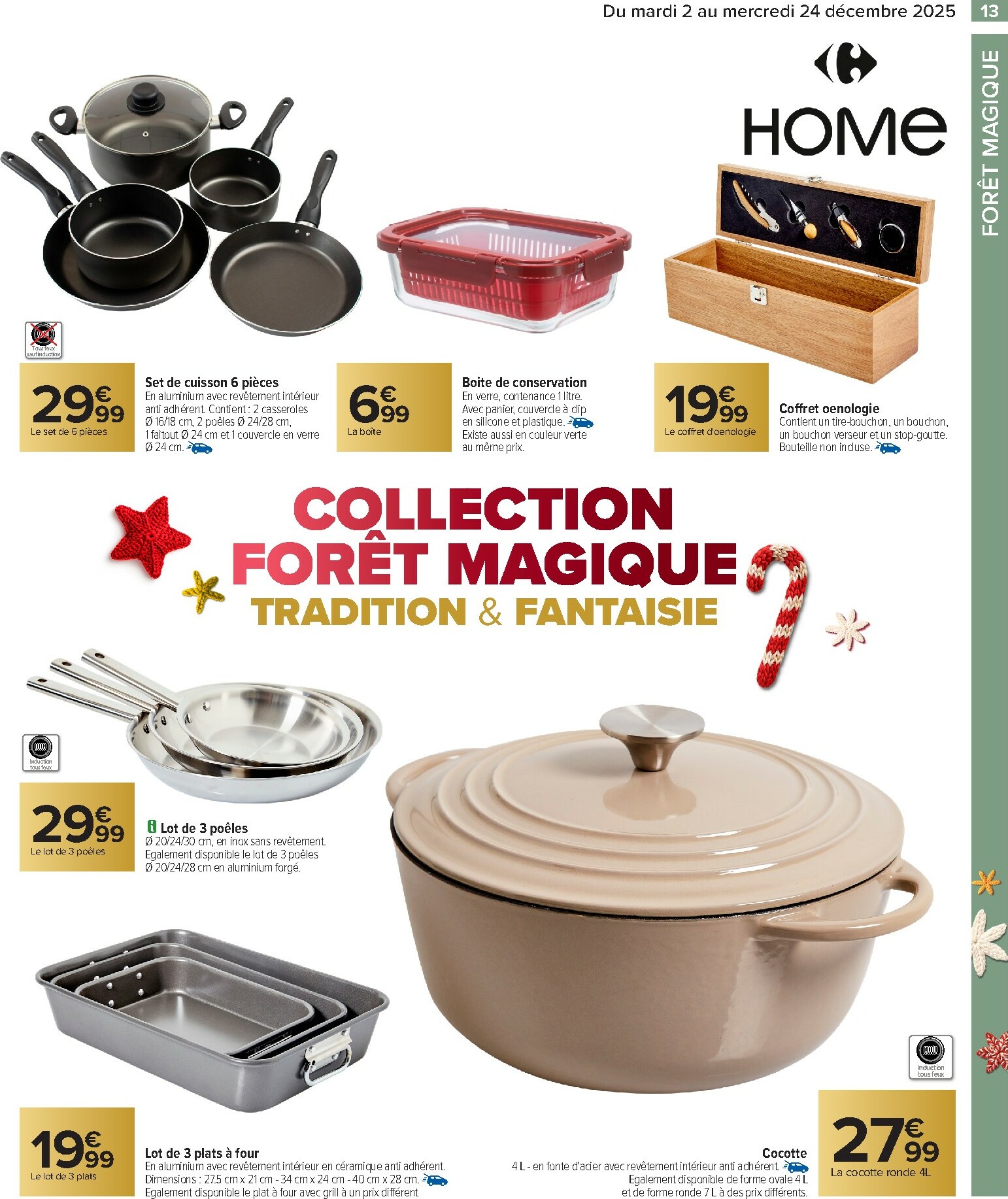 carrefour - Catalogue Carrefour - Art de la Table valable du 02/12 au 24/12 - page: 13