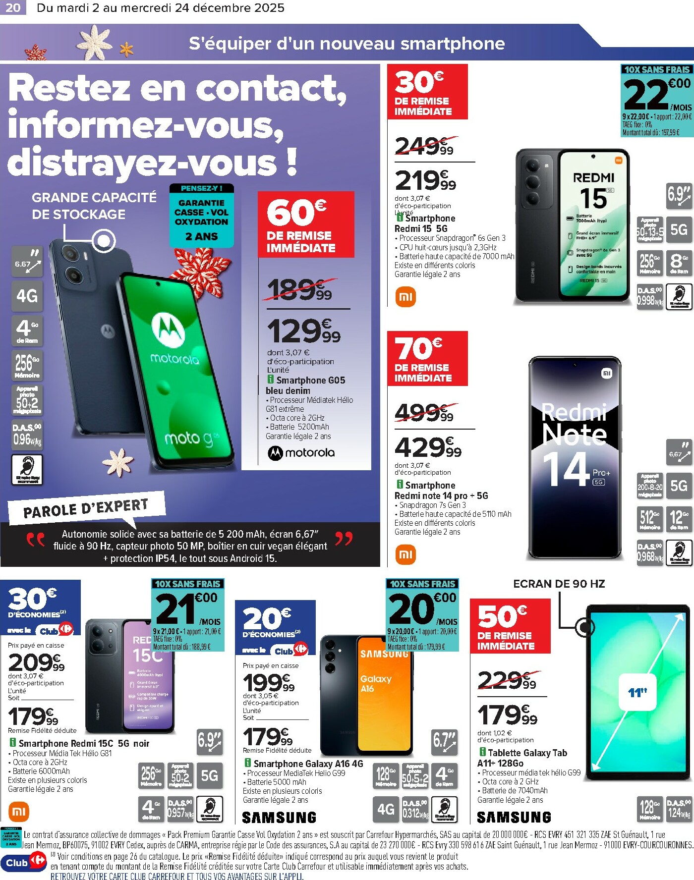 carrefour - Catalogue Carrefour - High-Tech valable du 02/12 au 24/12 - page: 22