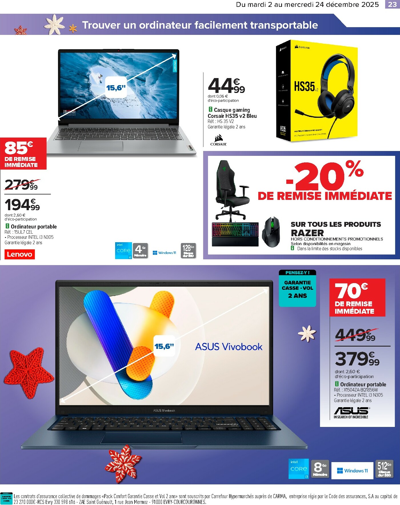 carrefour - Catalogue Carrefour - High-Tech valable du 02/12 au 24/12 - page: 25