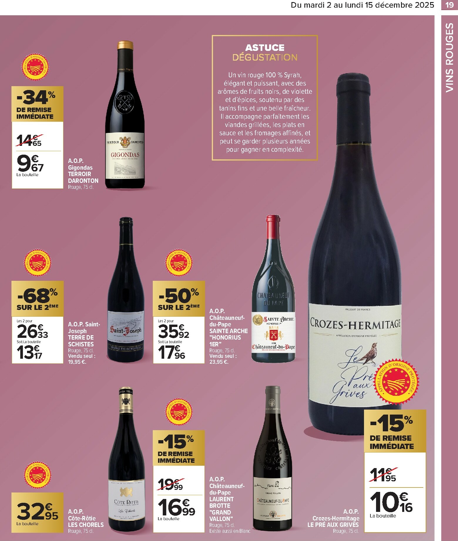 carrefour - Catalogue Carrefour - Cave valable du 02/12 au 15/12 - page: 21