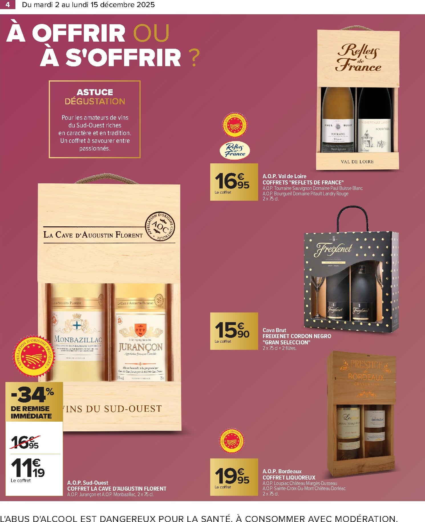 carrefour - Catalogue Carrefour - Cave valable du 02/12 au 15/12 - page: 6
