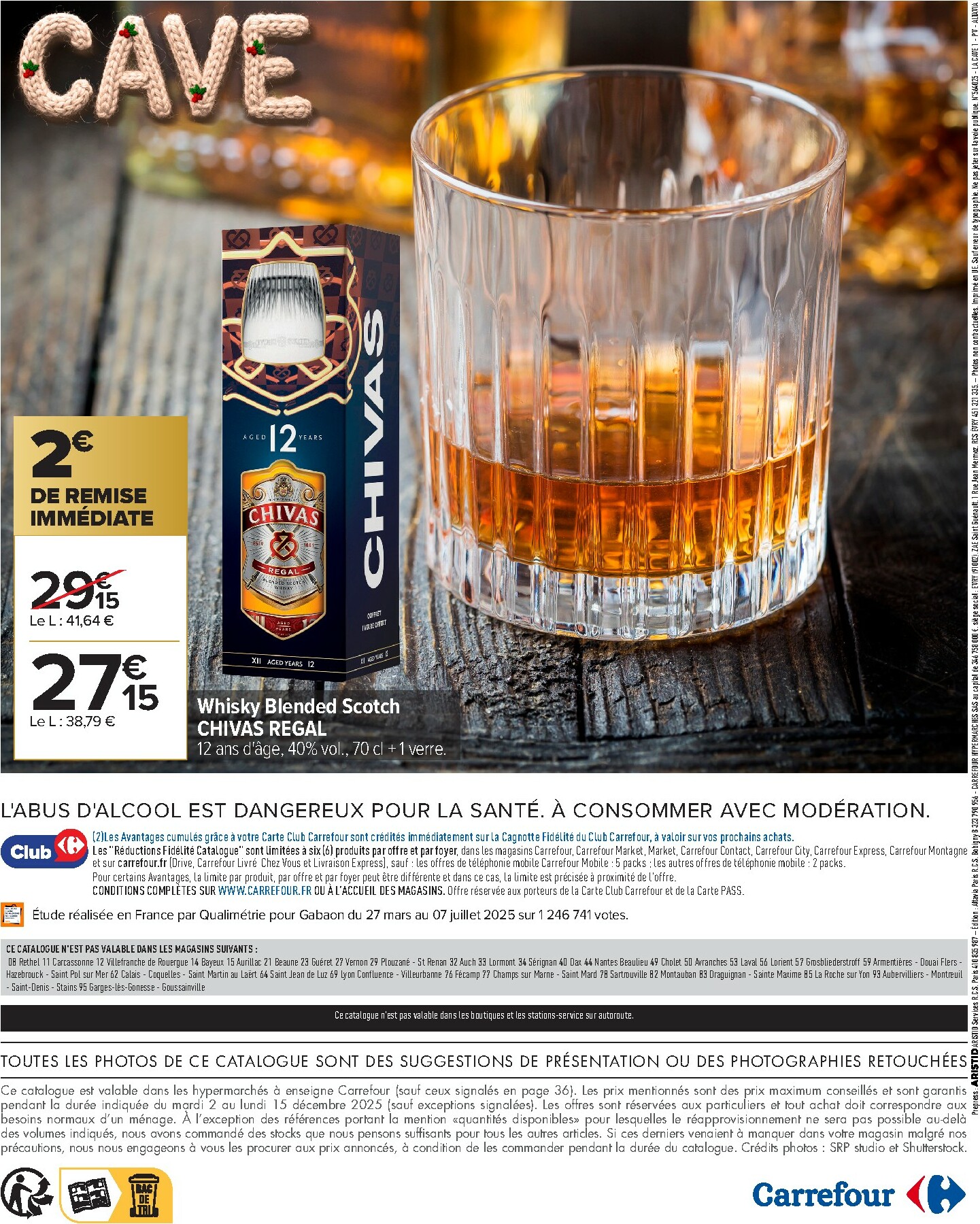 carrefour - Catalogue Carrefour - Cave valable du 02/12 au 15/12 - page: 2