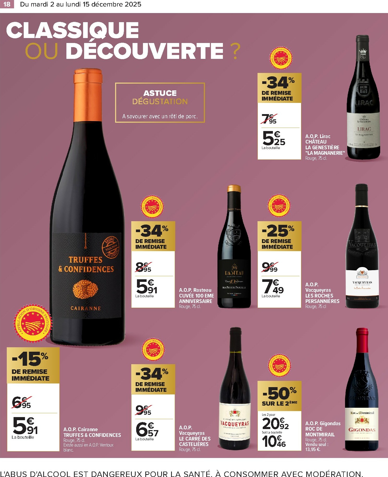 carrefour - Catalogue Carrefour - Cave valable du 02/12 au 15/12 - page: 20