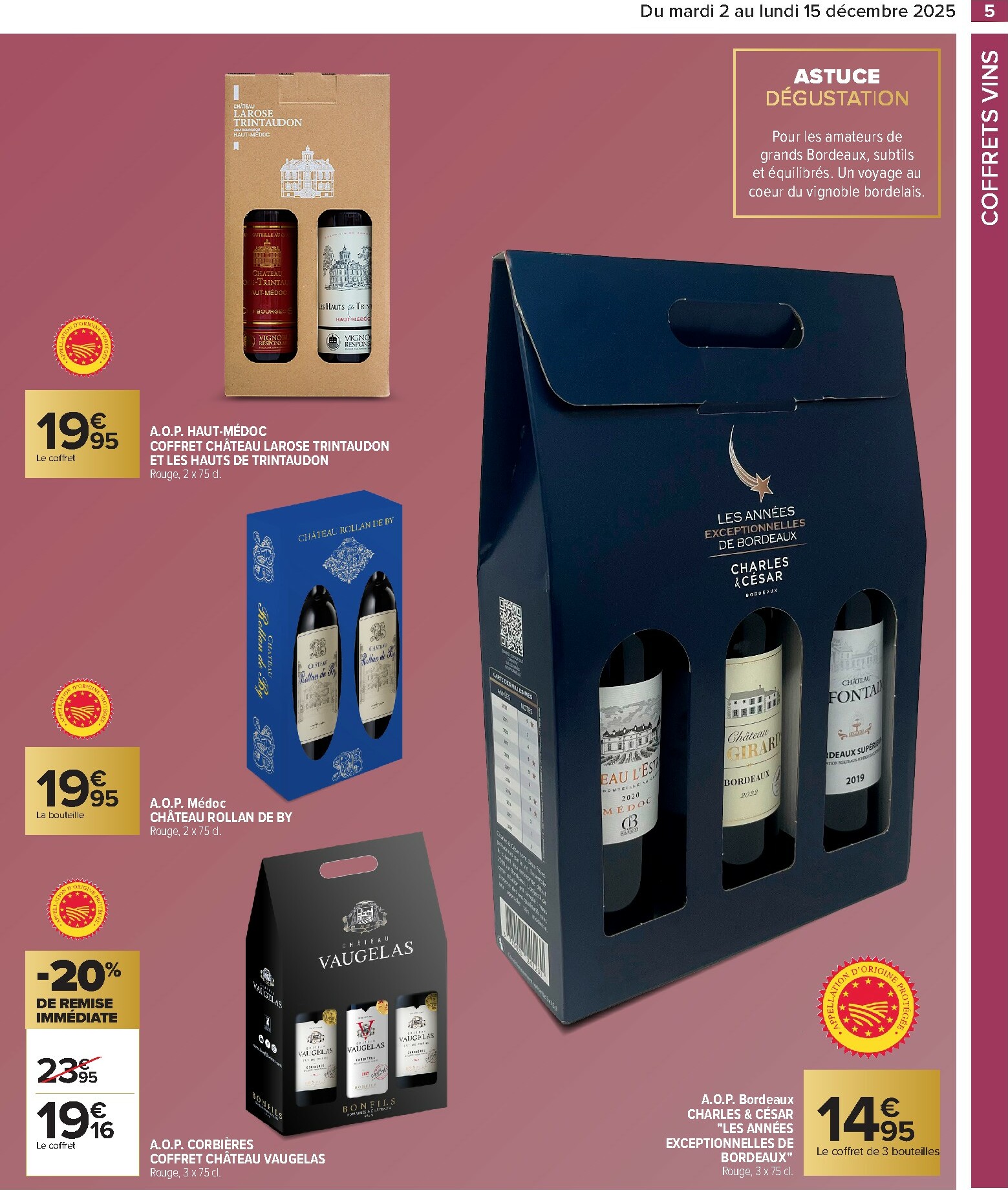 carrefour - Catalogue Carrefour - Cave valable du 02/12 au 15/12 - page: 7