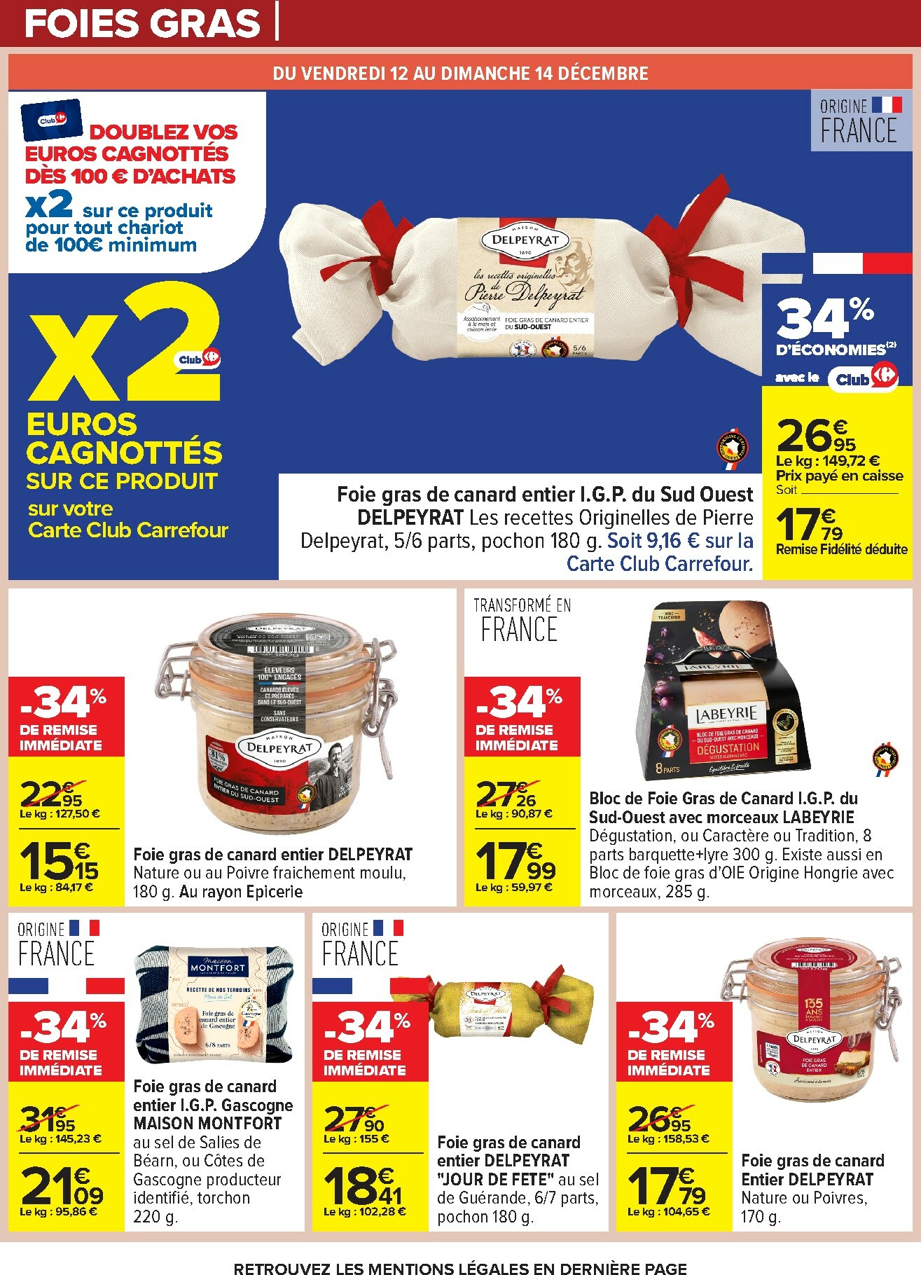 carrefour - Catalogue Carrefour valable du 09/12 au 24/12 - page: 63