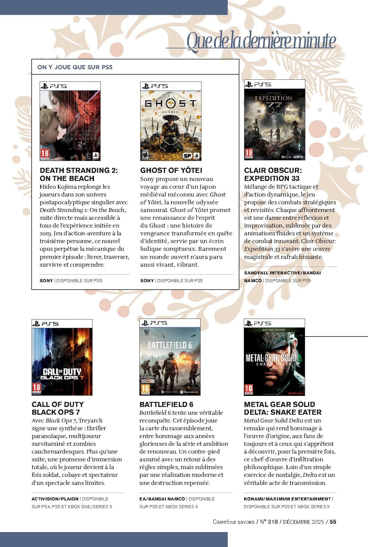 carrefour - Catalogue Carrefour - Culture valable du 01/12 au 31/12 - page: 55