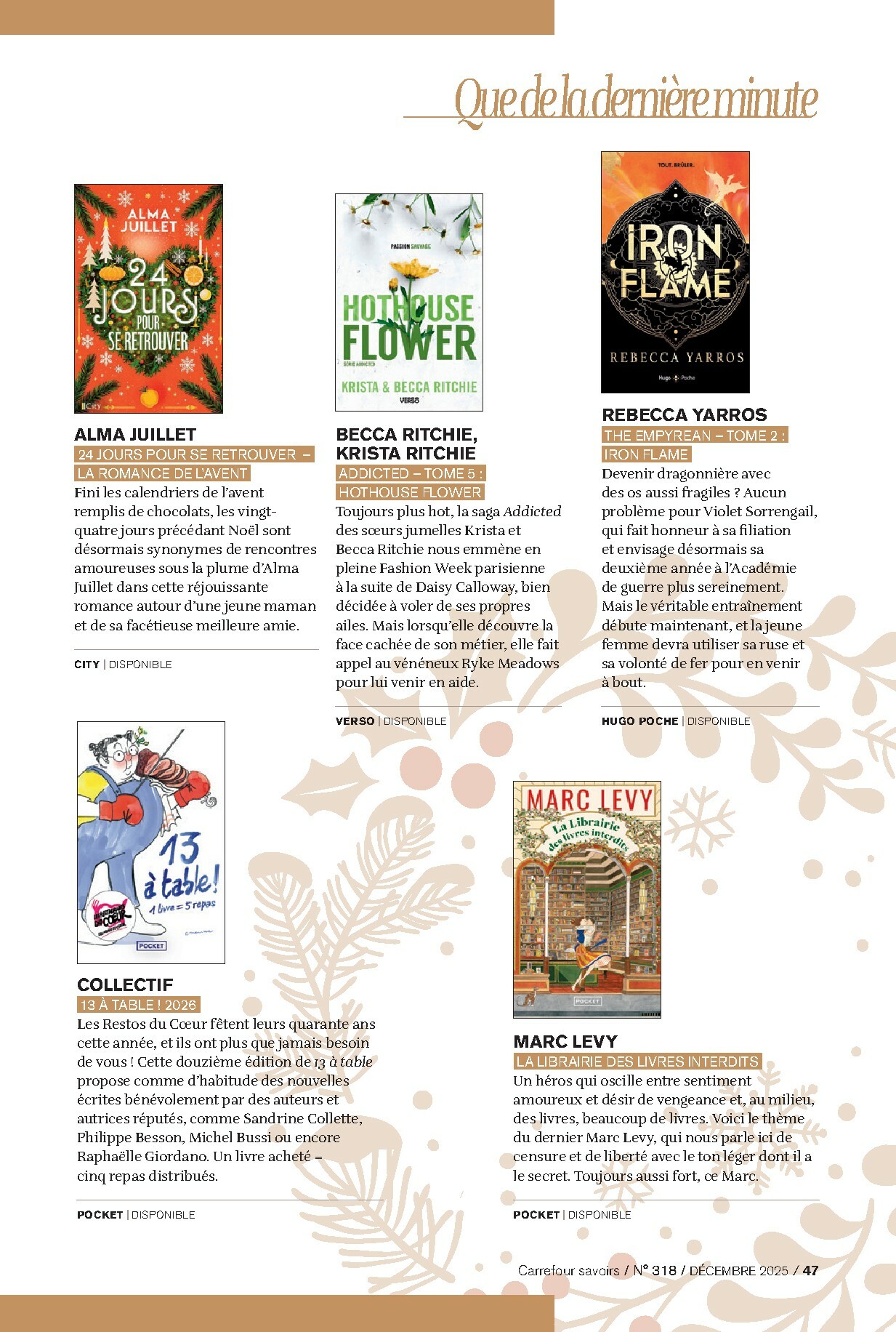 carrefour - Catalogue Carrefour - Culture valable du 01/12 au 31/12 - page: 47