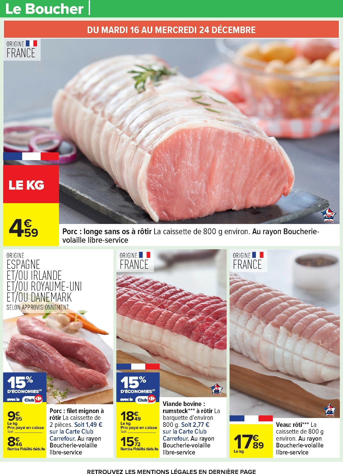 carrefour - Catalogue Carrefour valable du 15/12 au 24/12 - page: 12
