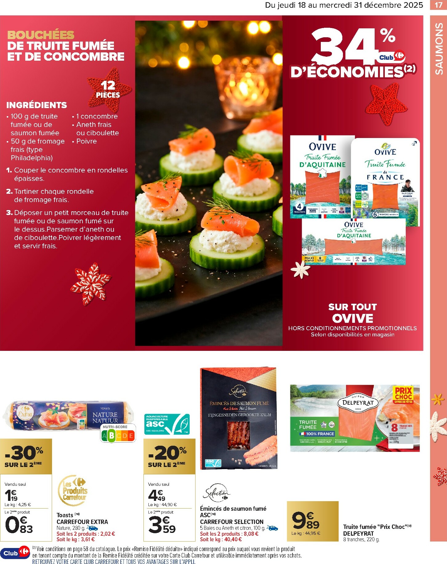 carrefour - Catalogue Carrefour - Festif valable du 18/12 au 31/12 - page: 17