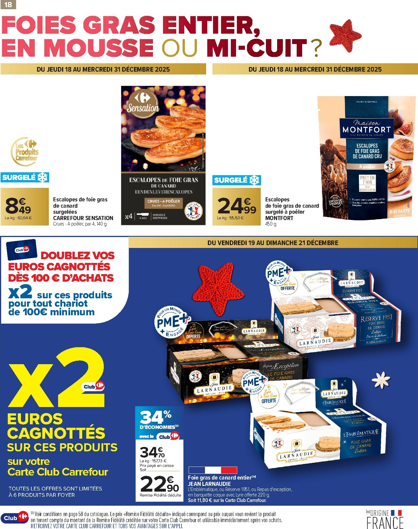 carrefour - Catalogue Carrefour - Festif valable du 18/12 au 31/12 - page: 18