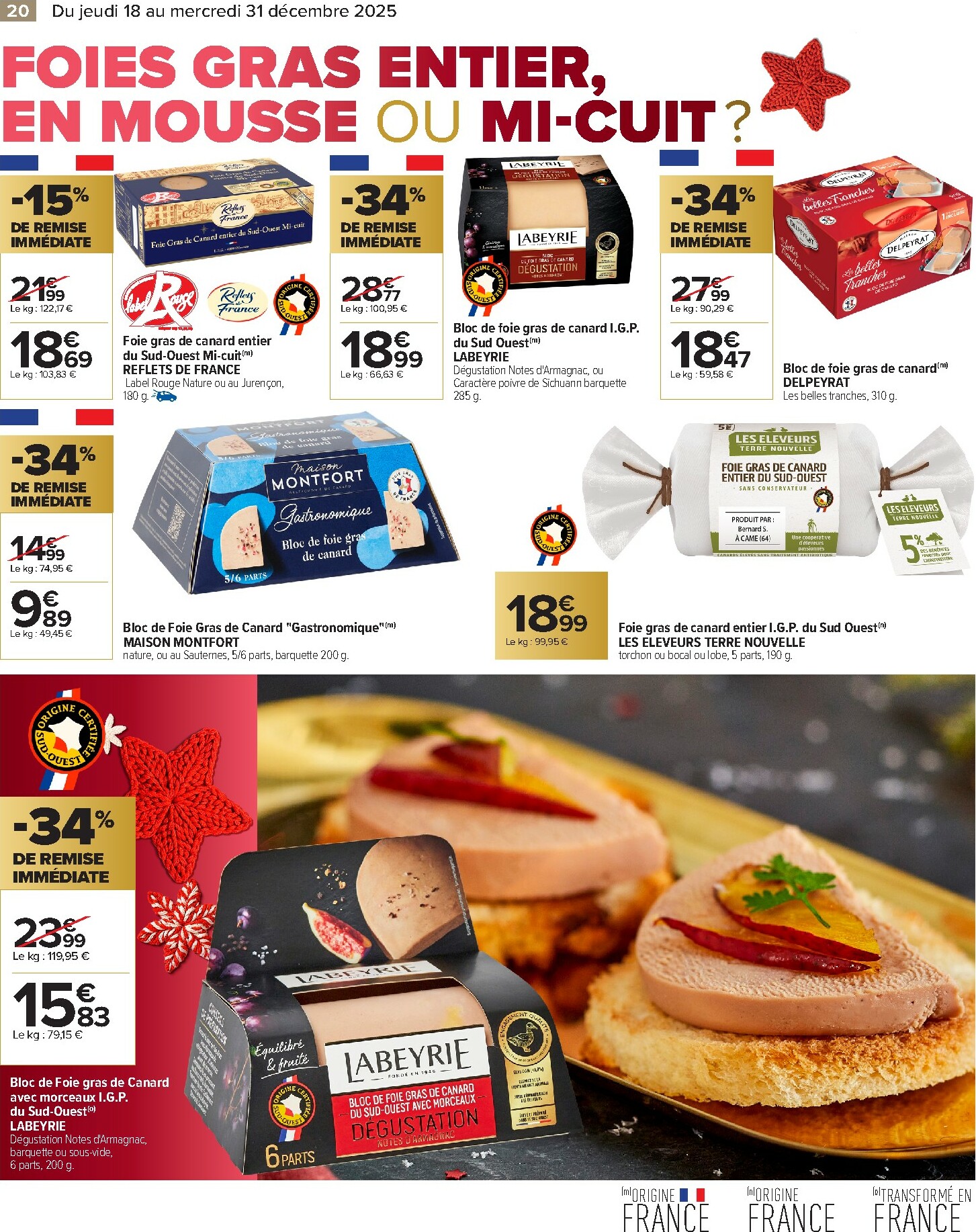 carrefour - Catalogue Carrefour - Festif valable du 18/12 au 31/12 - page: 20