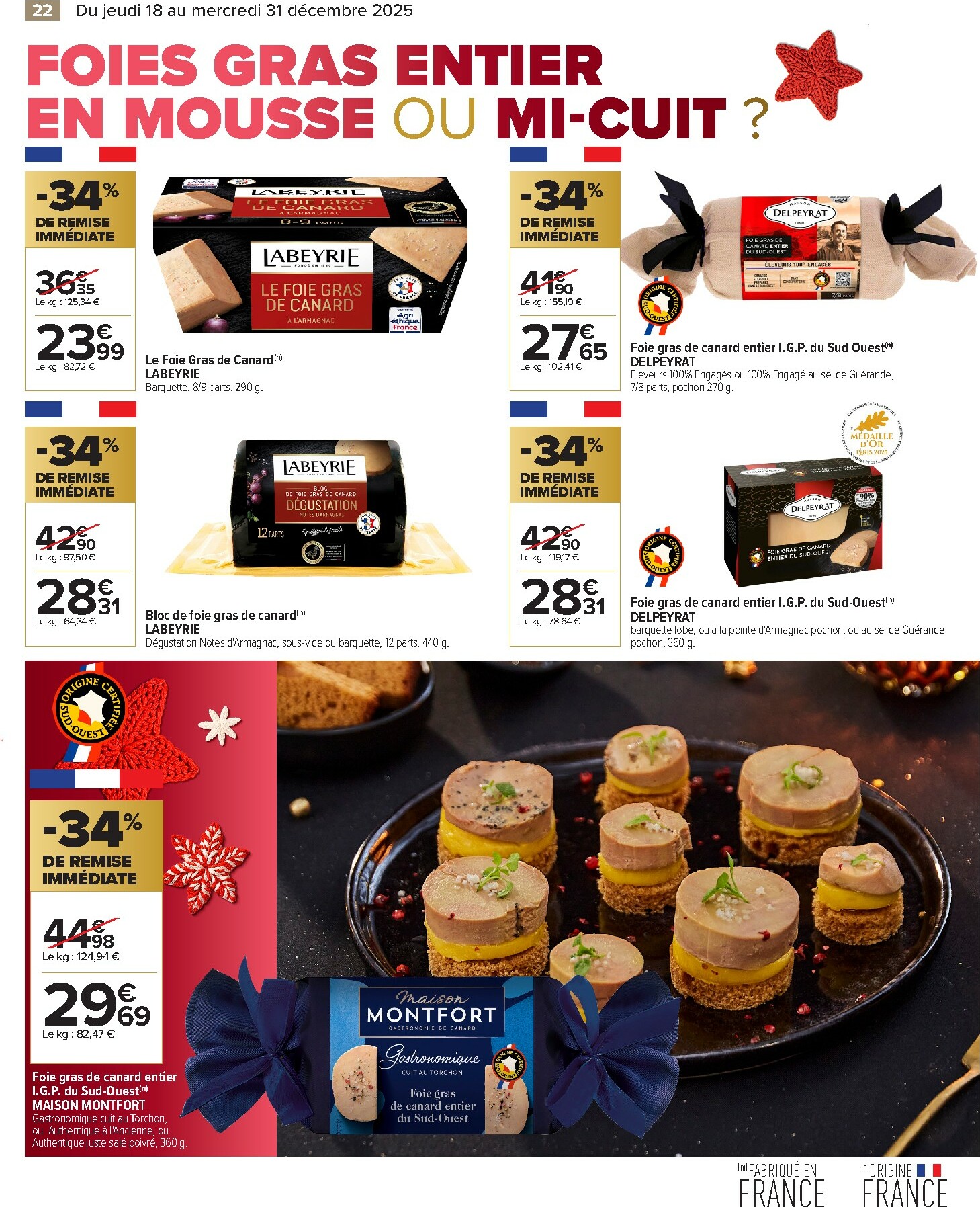 carrefour - Catalogue Carrefour - Festif valable du 18/12 au 31/12 - page: 22