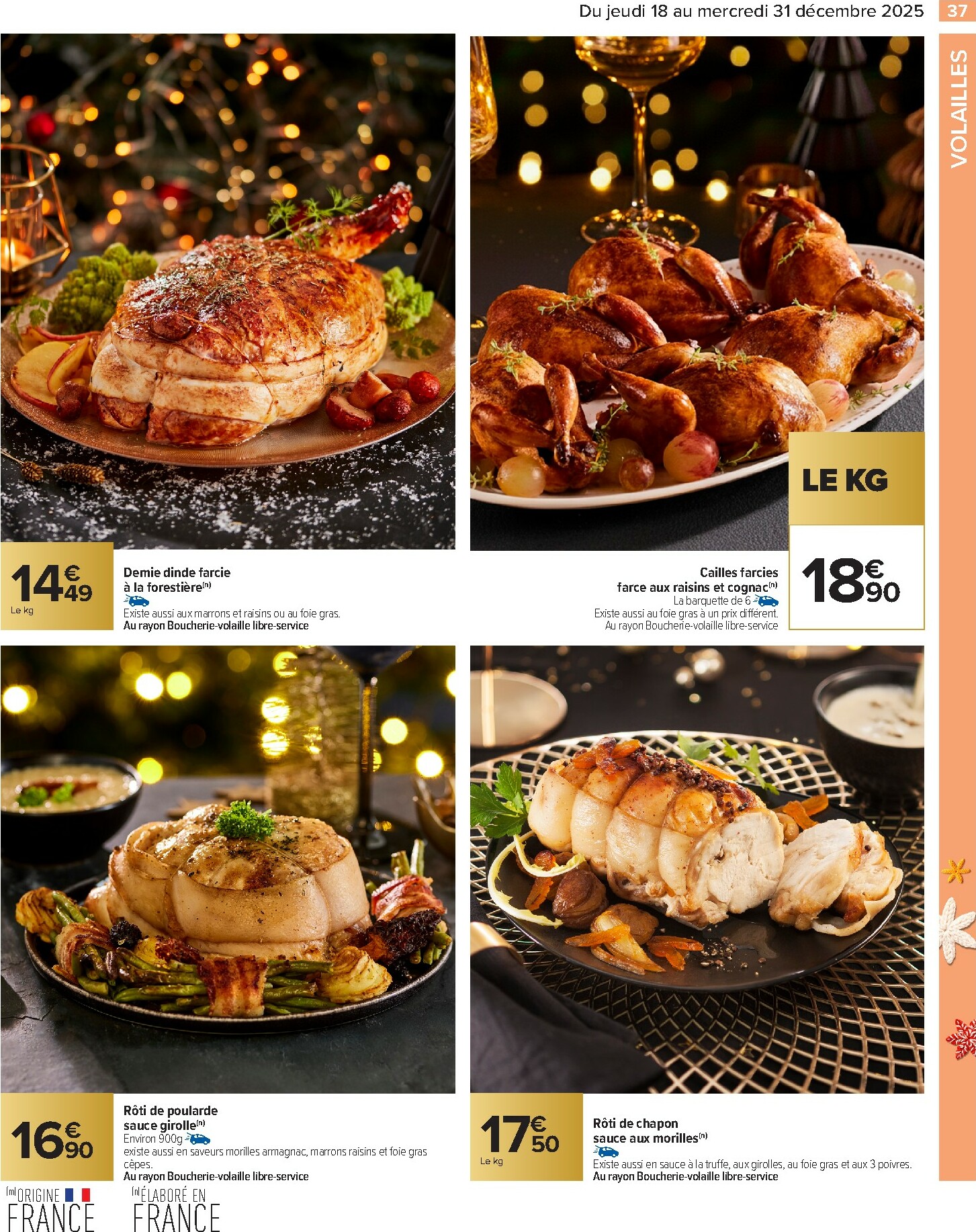 carrefour - Catalogue Carrefour - Festif valable du 18/12 au 31/12 - page: 37