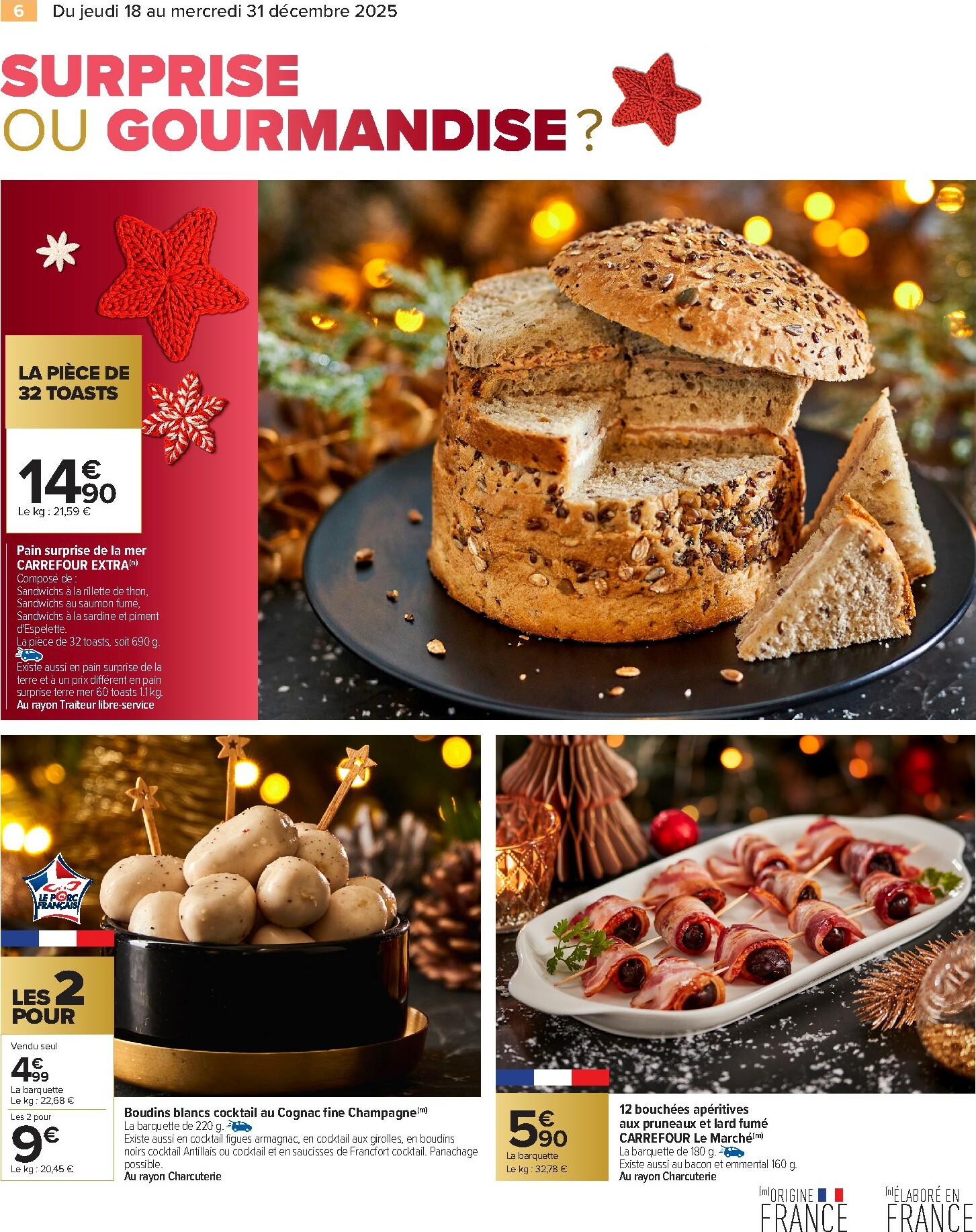 carrefour - Catalogue Carrefour - Festif valable du 18/12 au 31/12 - page: 6