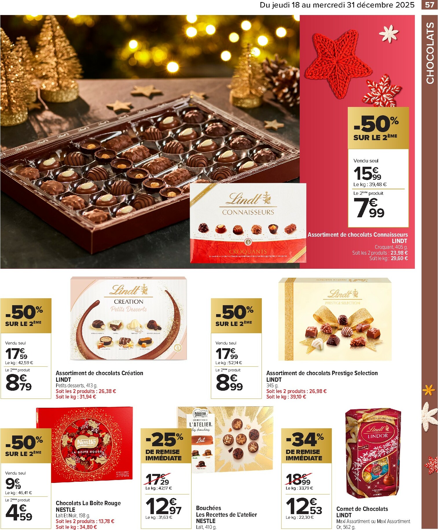 carrefour - Catalogue Carrefour - Festif valable du 18/12 au 31/12 - page: 57