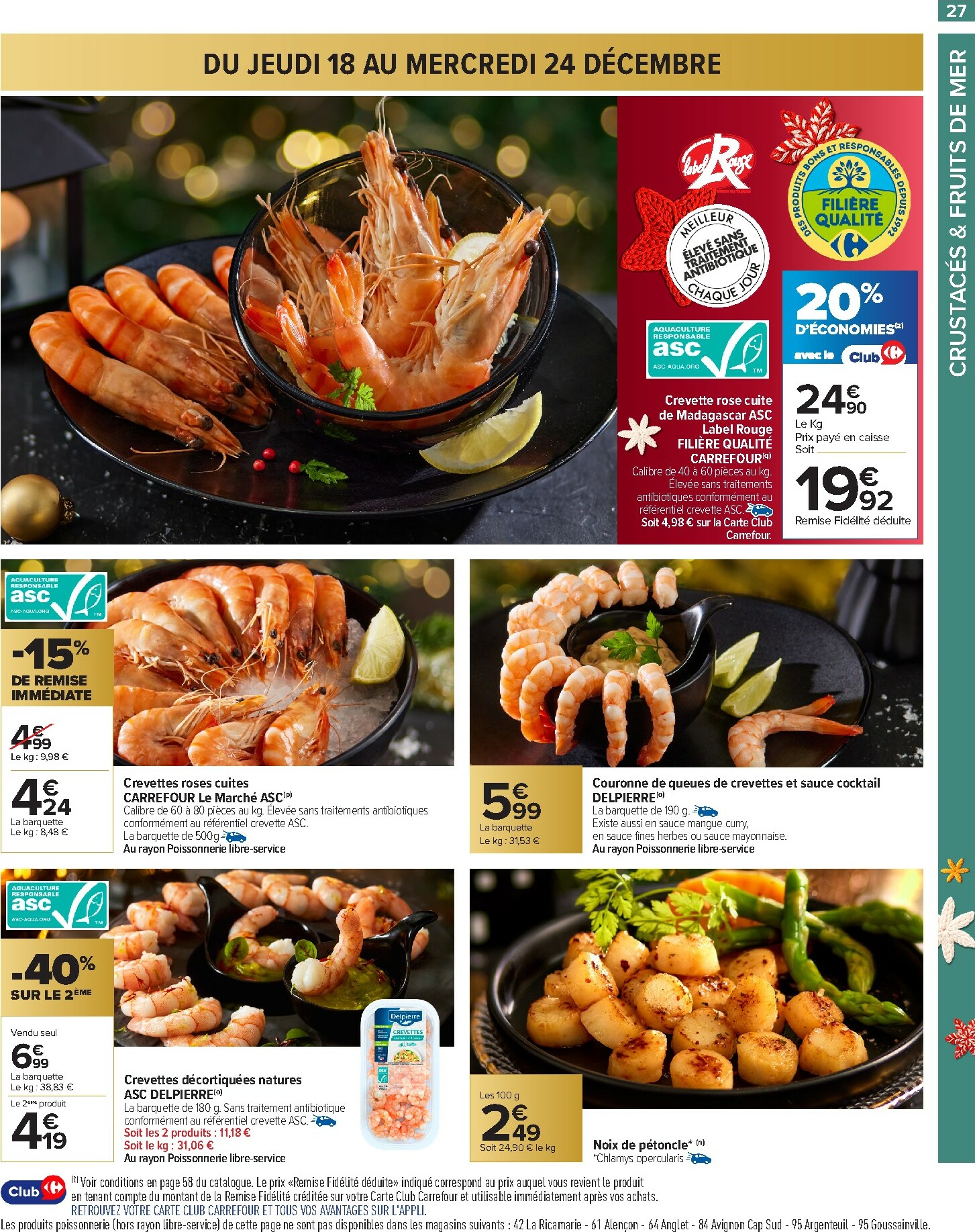 carrefour - Catalogue Carrefour - Festif valable du 18/12 au 31/12 - page: 27