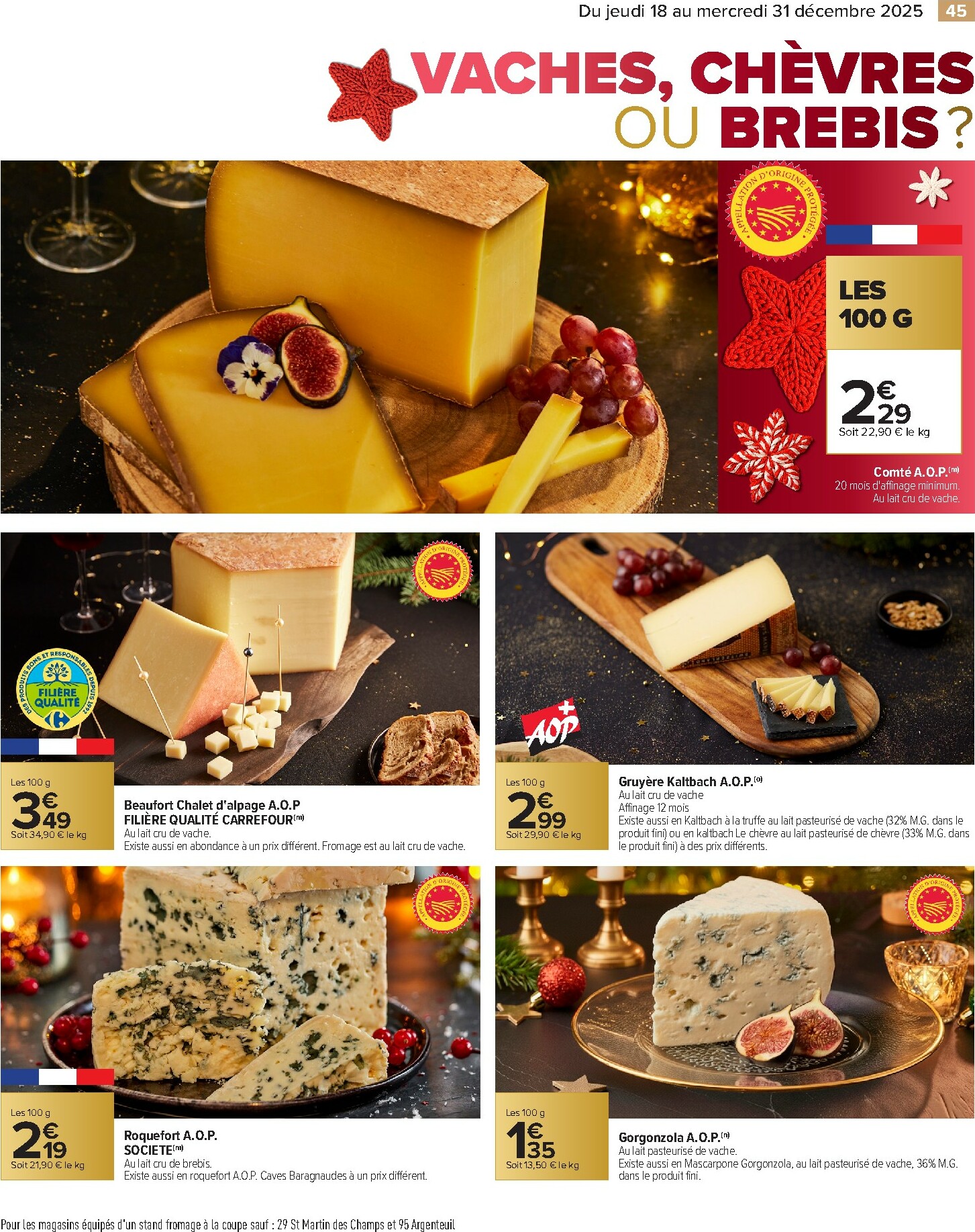 carrefour - Catalogue Carrefour - Festif valable du 18/12 au 31/12 - page: 45