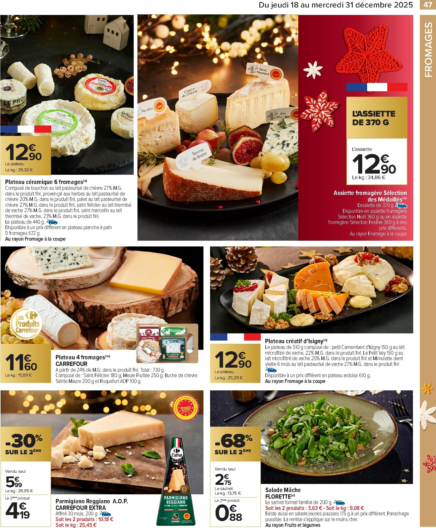 carrefour - Catalogue Carrefour - Festif valable du 18/12 au 31/12 - page: 47