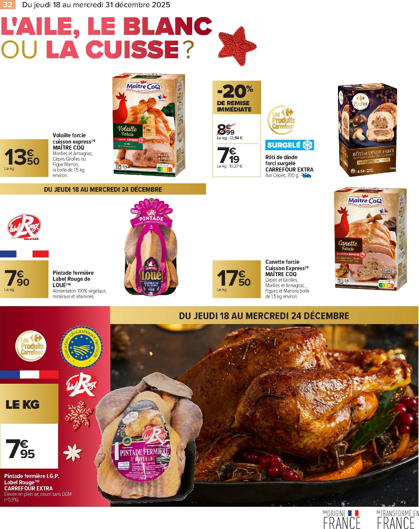 carrefour - Catalogue Carrefour - Festif valable du 18/12 au 31/12 - page: 32
