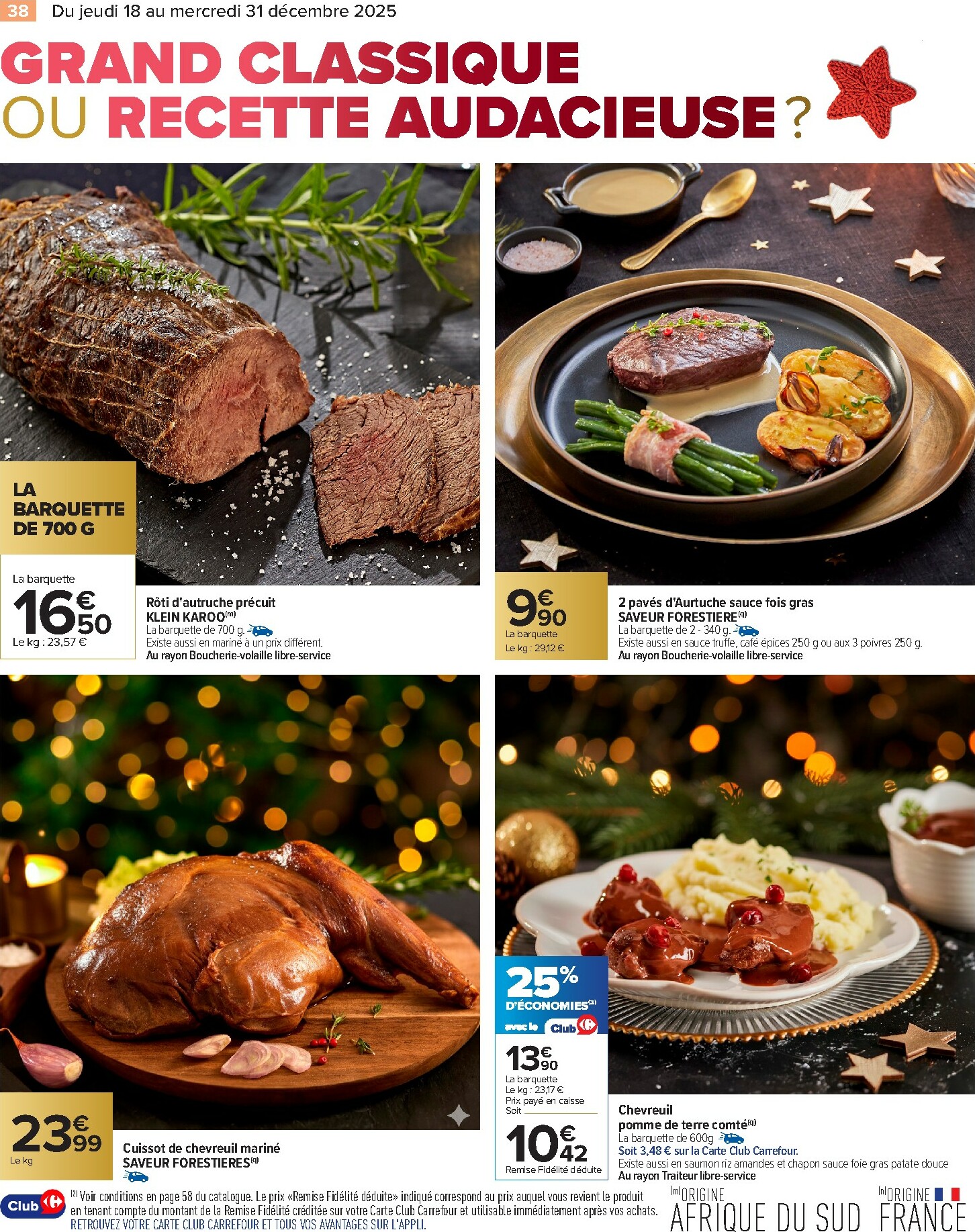 carrefour - Catalogue Carrefour - Festif valable du 18/12 au 31/12 - page: 38