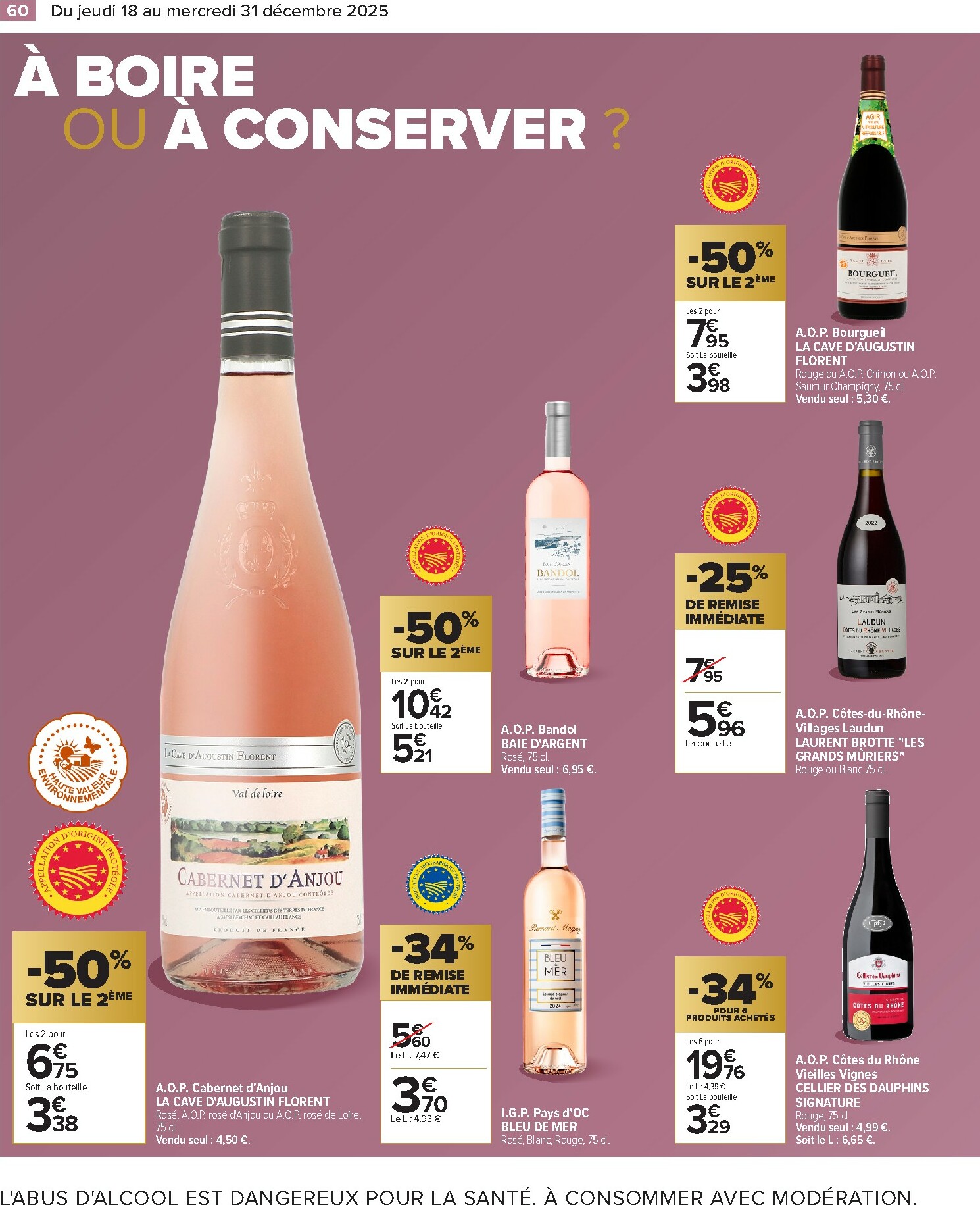 carrefour - Catalogue Carrefour - Festif valable du 18/12 au 31/12 - page: 60