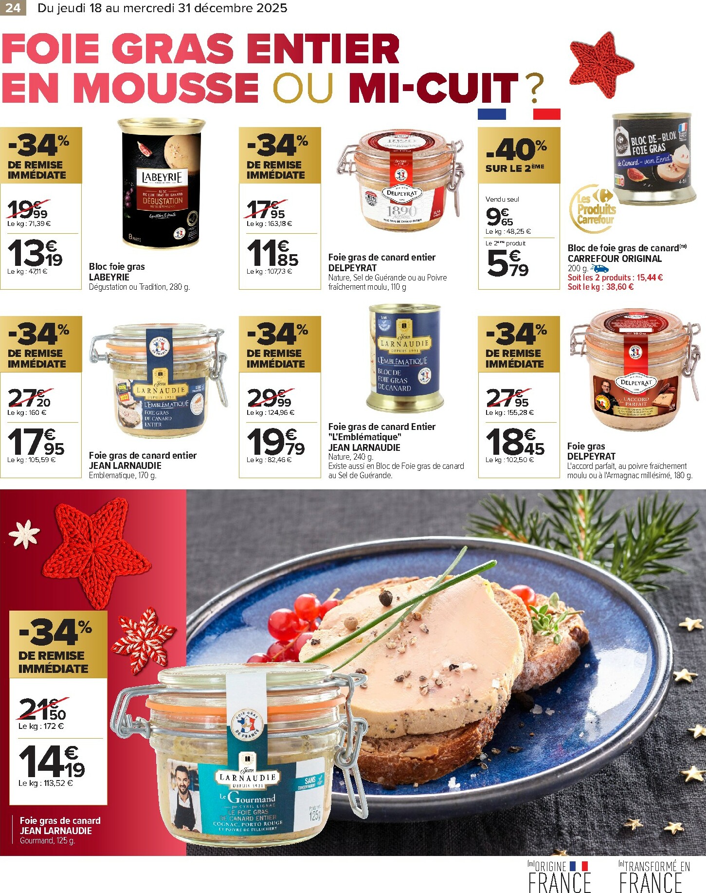 carrefour - Catalogue Carrefour - Festif valable du 18/12 au 31/12 - page: 24