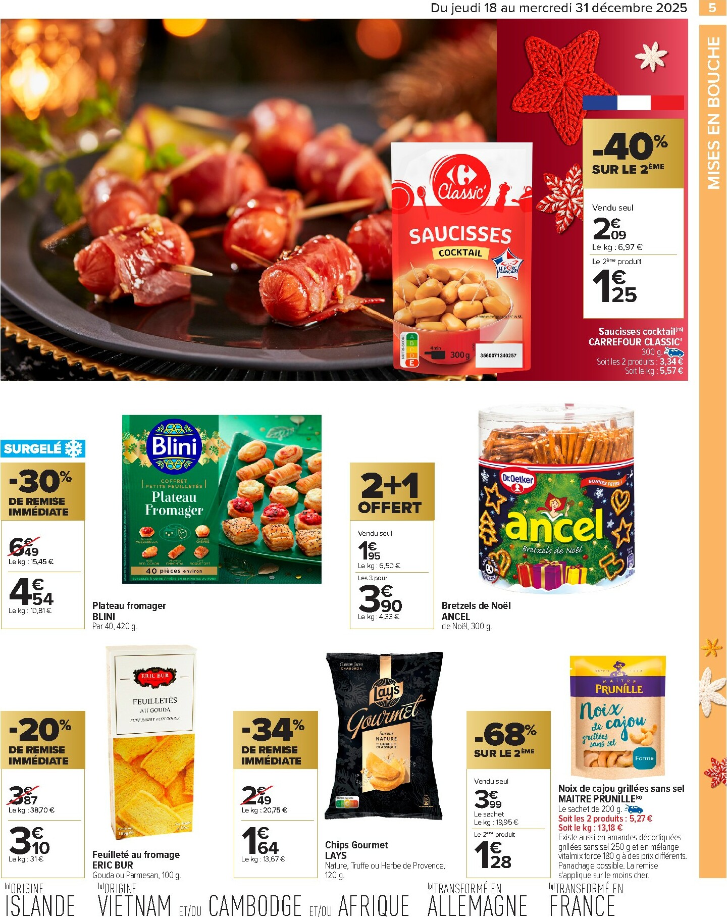 carrefour - Catalogue Carrefour - Festif valable du 18/12 au 31/12 - page: 5