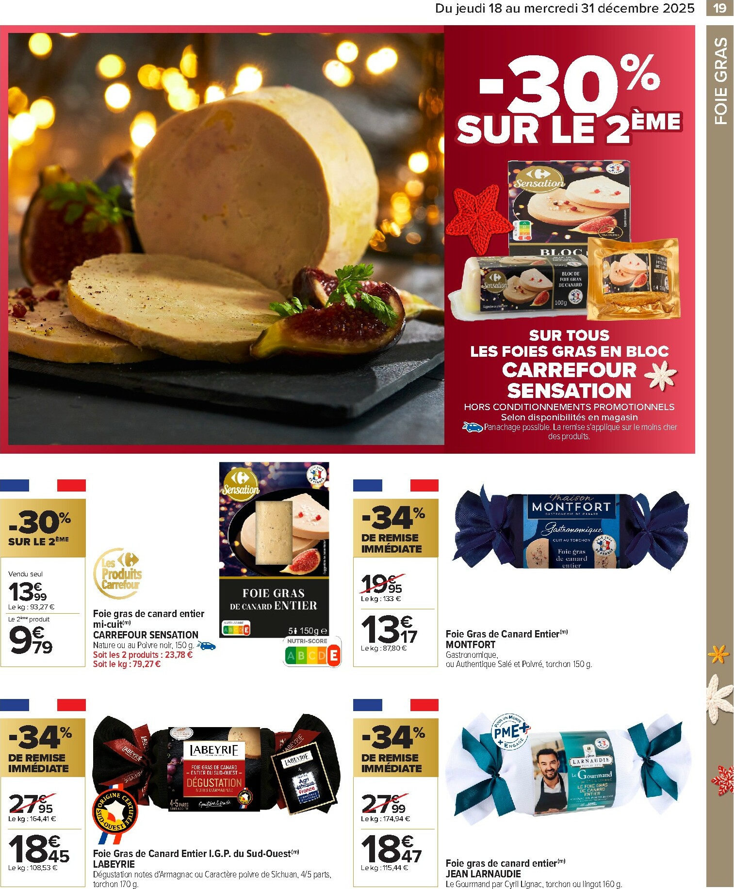 carrefour - Catalogue Carrefour - Festif valable du 18/12 au 31/12 - page: 19