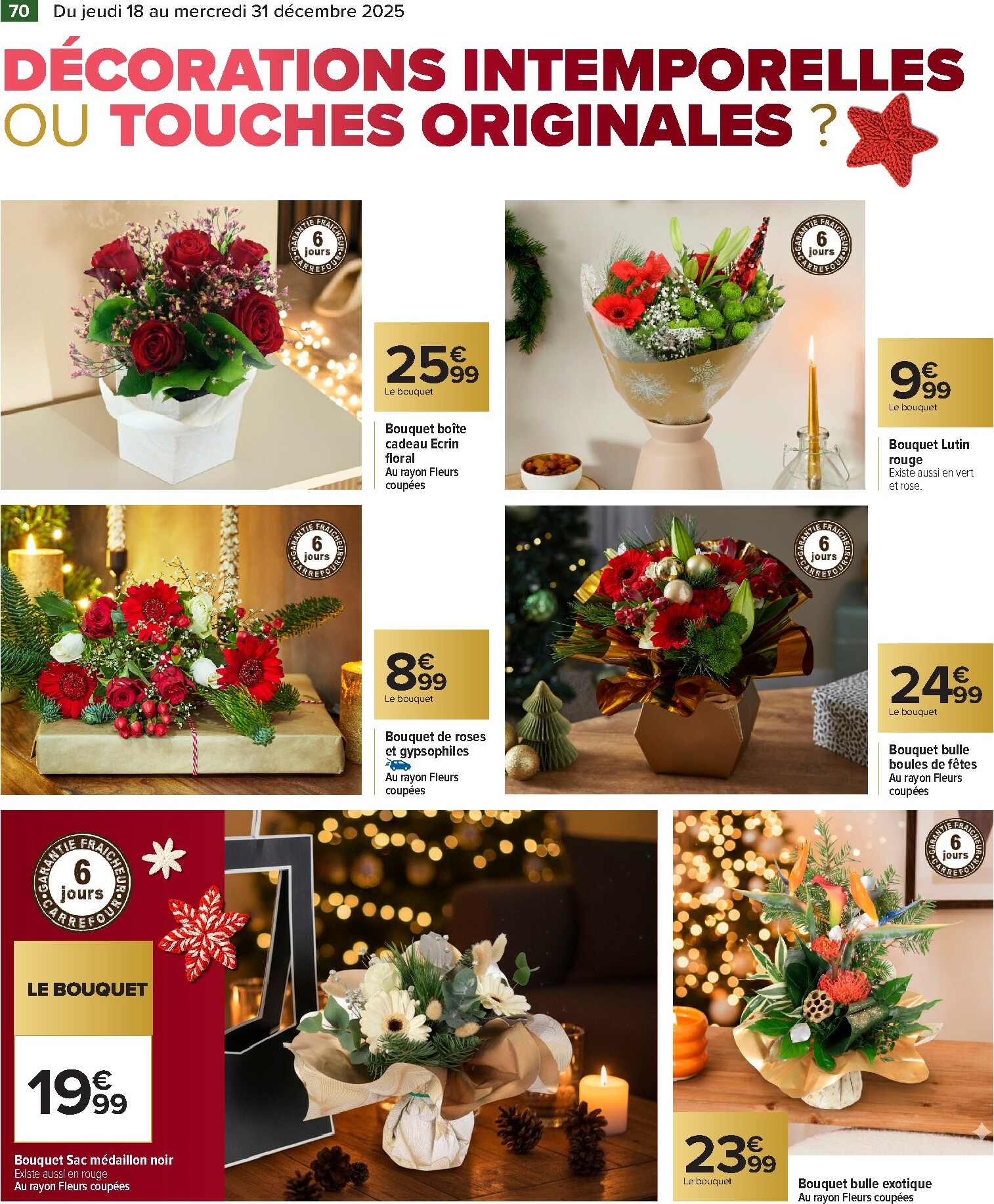 carrefour - Catalogue Carrefour - Festif valable du 18/12 au 31/12 - page: 70