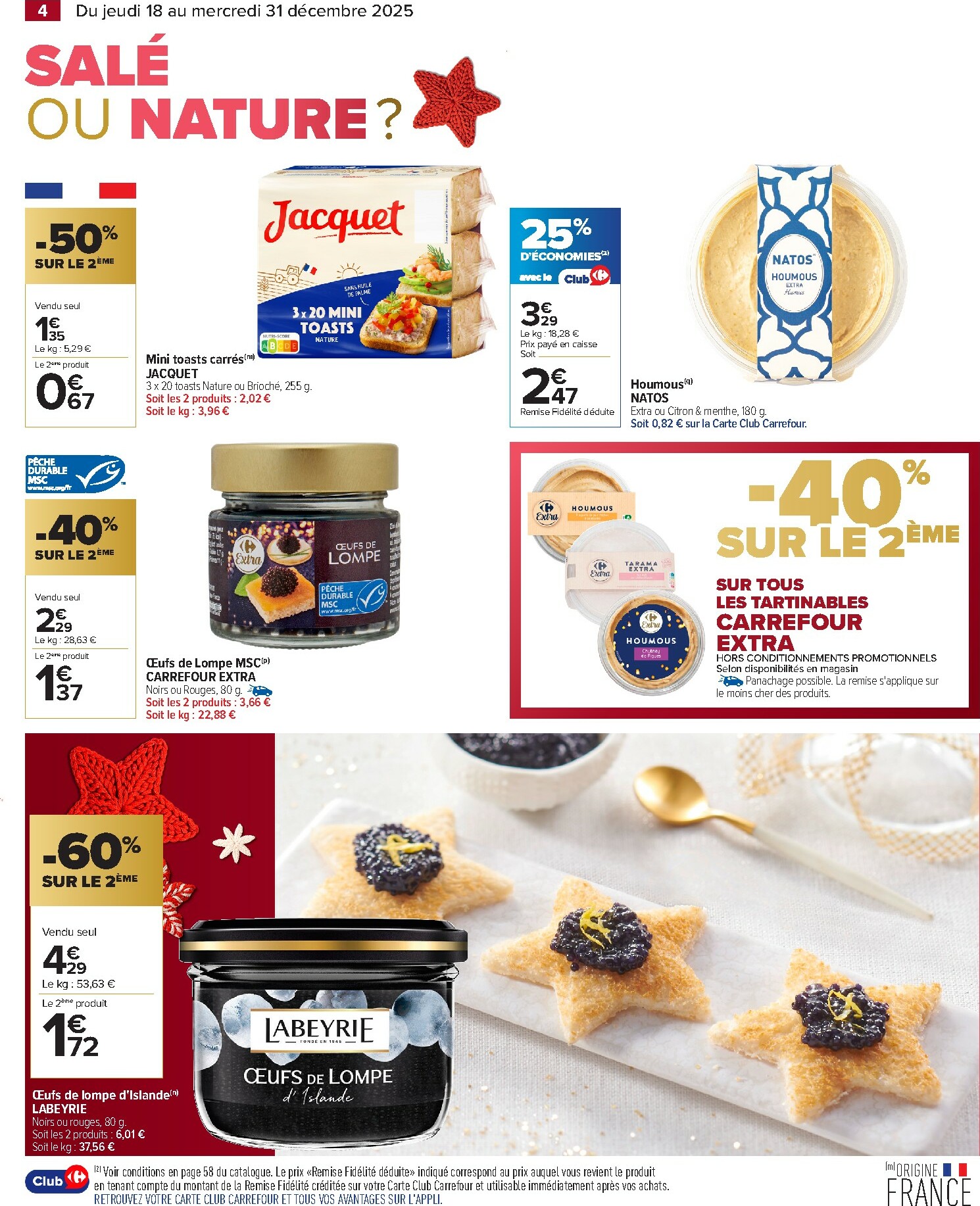 carrefour - Catalogue Carrefour - Festif valable du 18/12 au 31/12 - page: 4