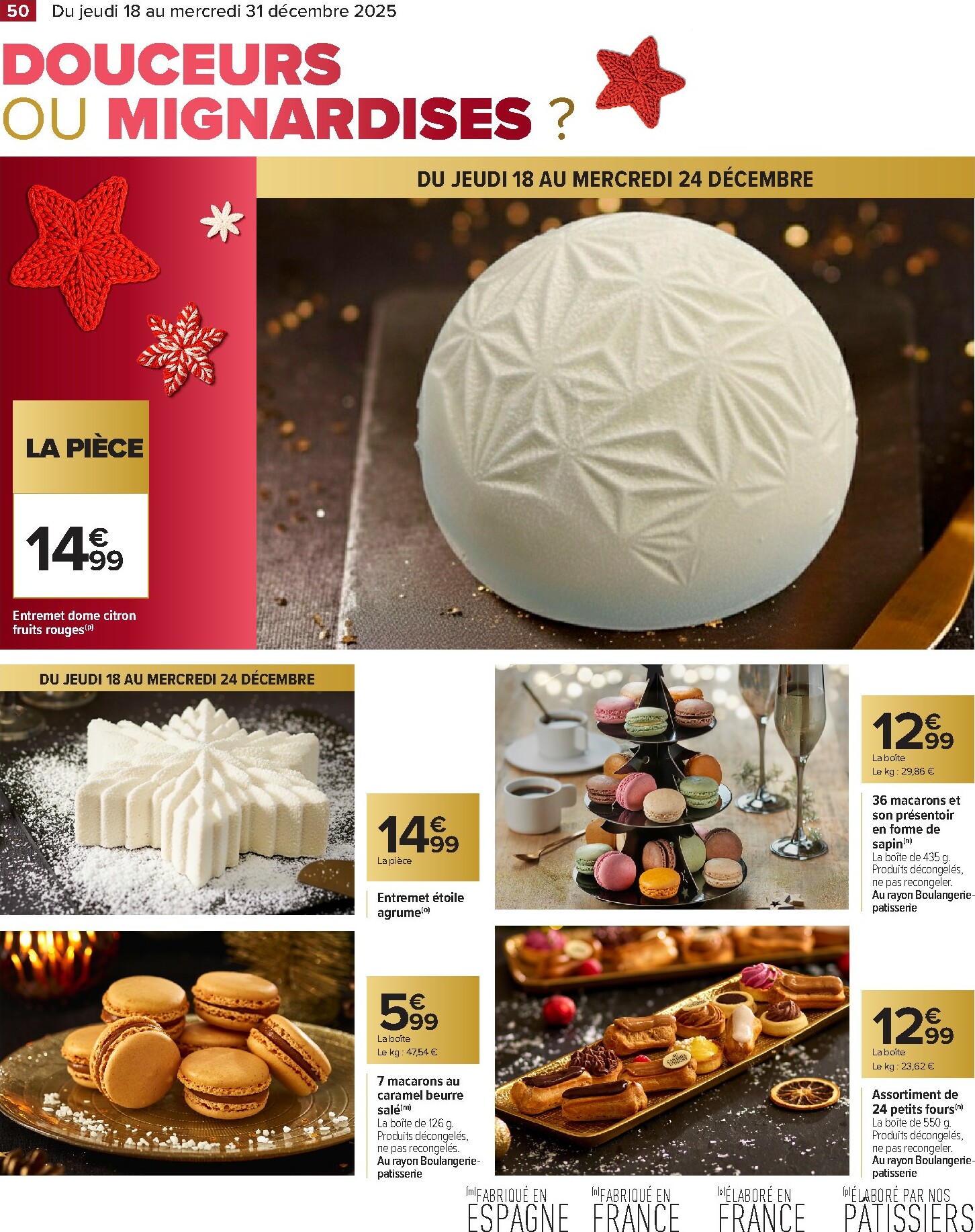 carrefour - Catalogue Carrefour - Festif valable du 18/12 au 31/12 - page: 50