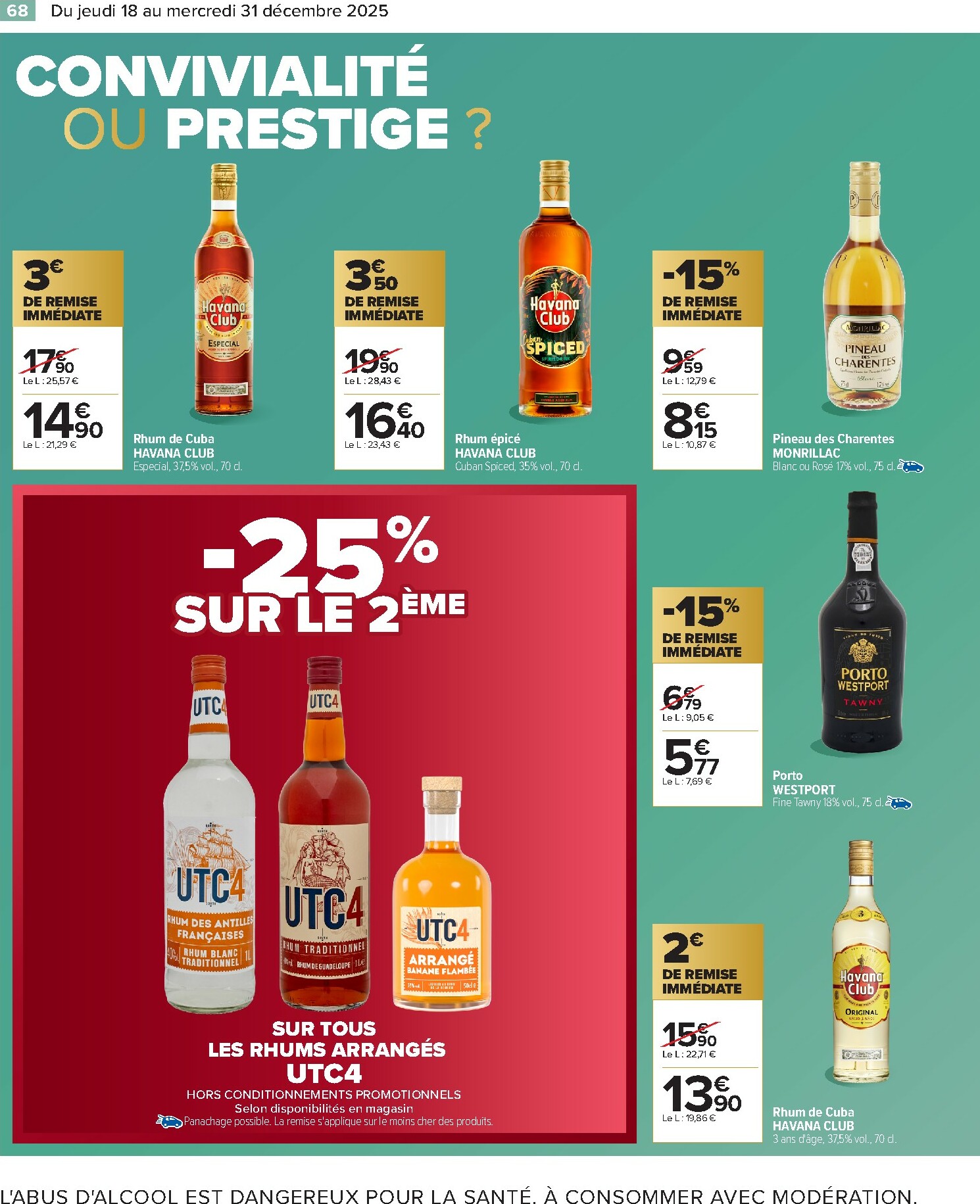 carrefour - Catalogue Carrefour - Festif valable du 18/12 au 31/12 - page: 68