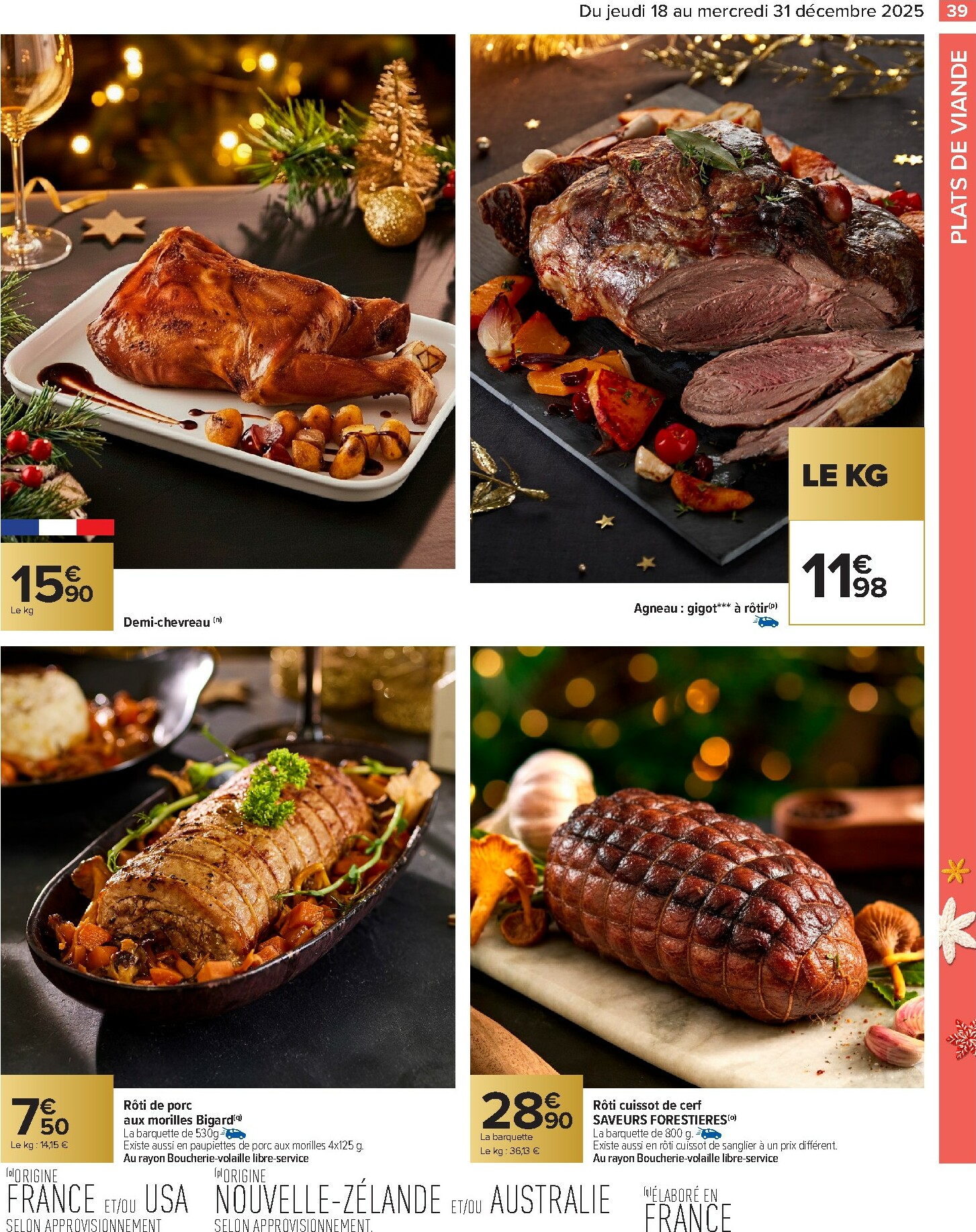 carrefour - Catalogue Carrefour - Festif valable du 18/12 au 31/12 - page: 39