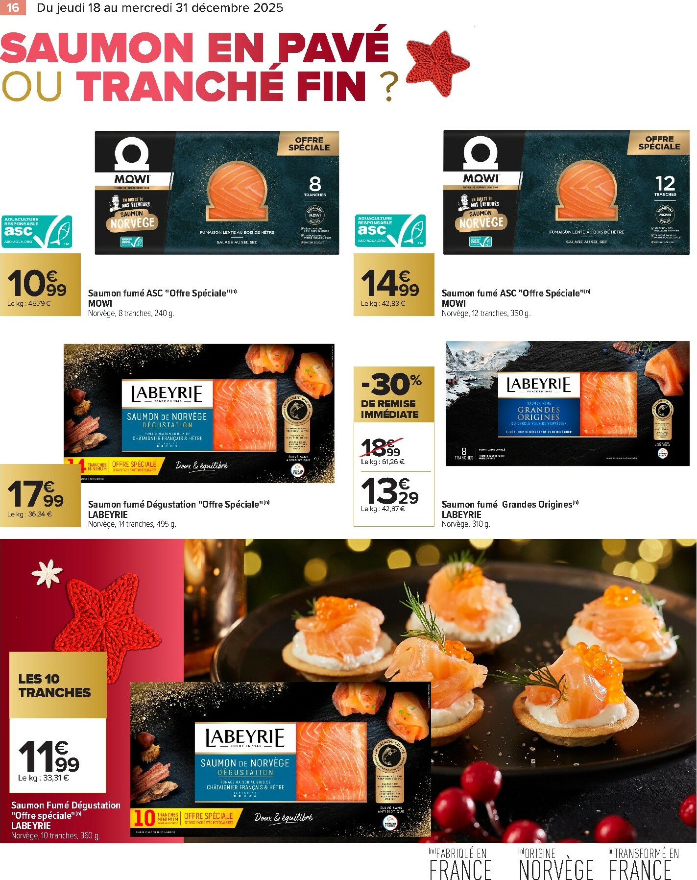 carrefour - Catalogue Carrefour - Festif valable du 18/12 au 31/12 - page: 16