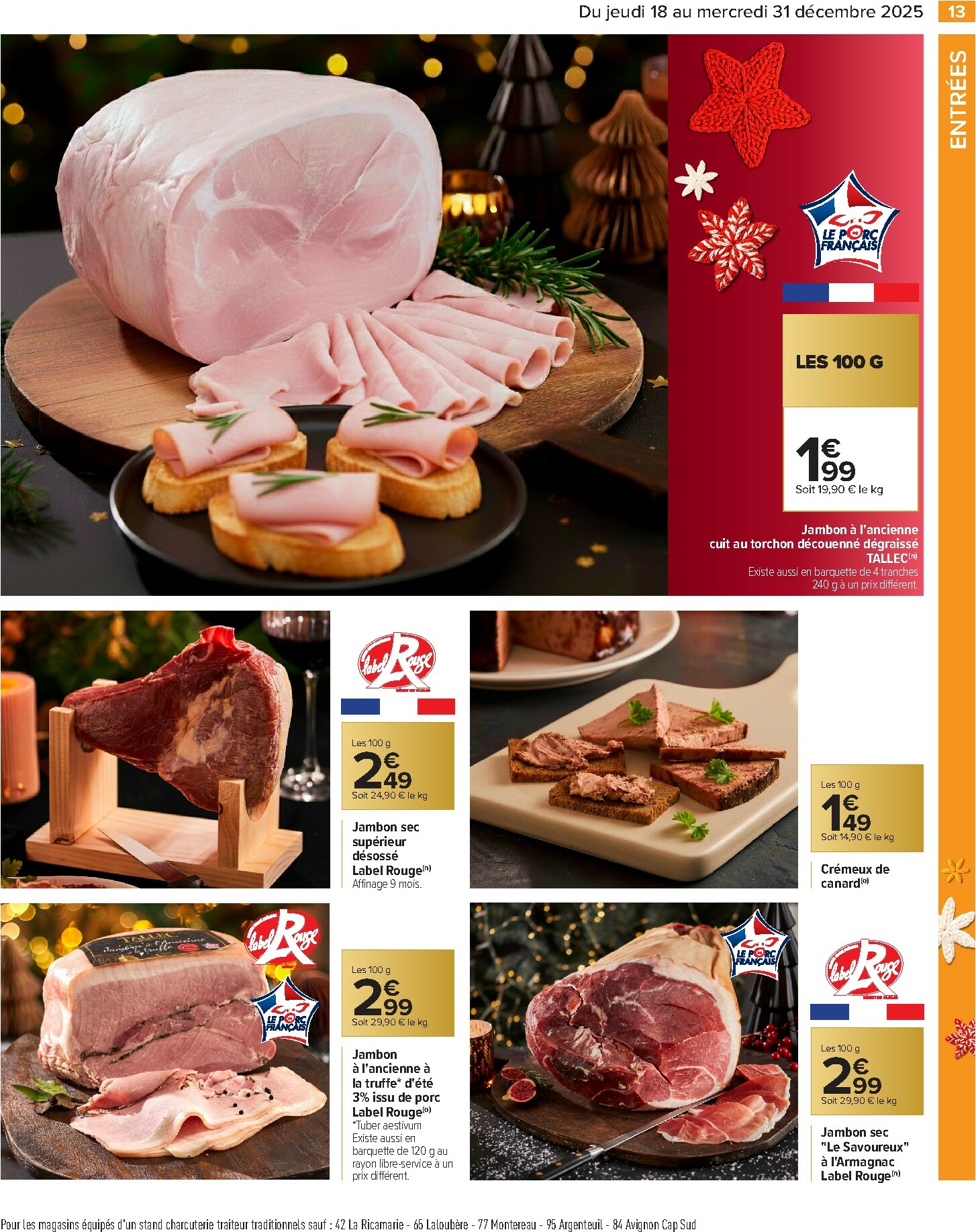 carrefour - Catalogue Carrefour - Festif valable du 18/12 au 31/12 - page: 13