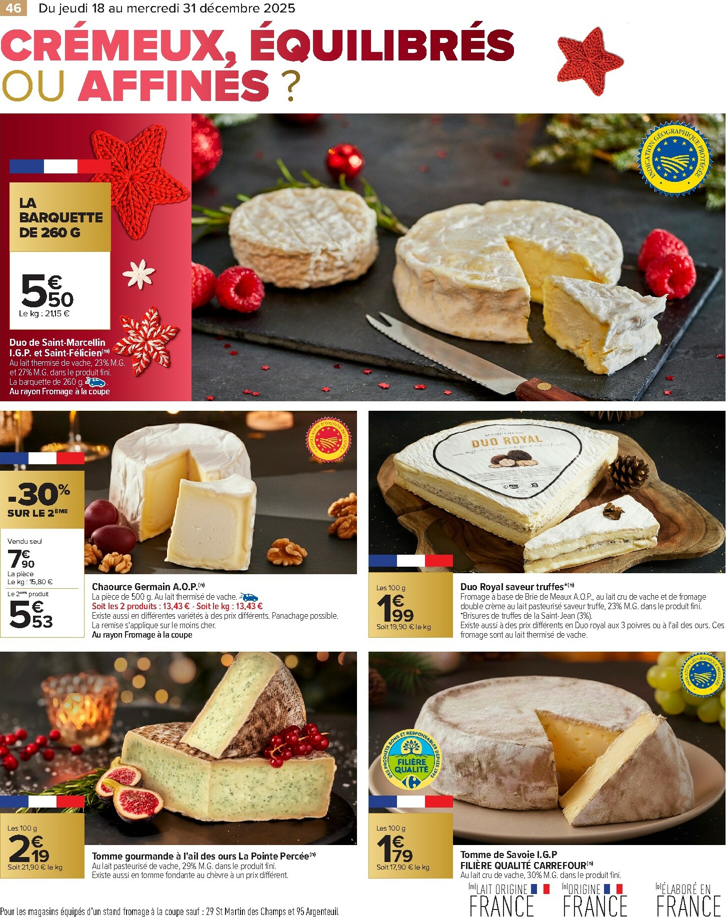 carrefour - Catalogue Carrefour - Festif valable du 18/12 au 31/12 - page: 46