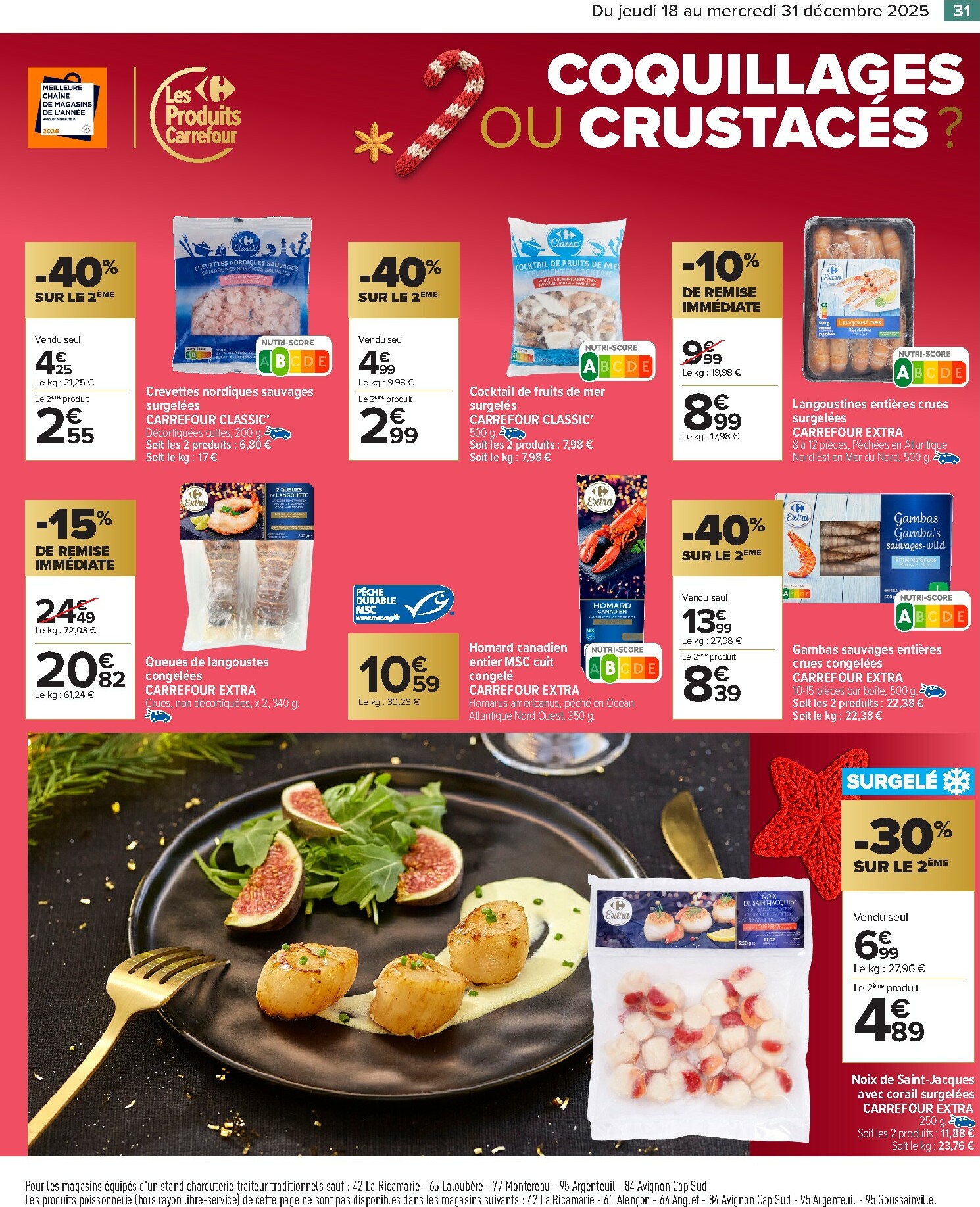 carrefour - Catalogue Carrefour - Festif valable du 18/12 au 31/12 - page: 31