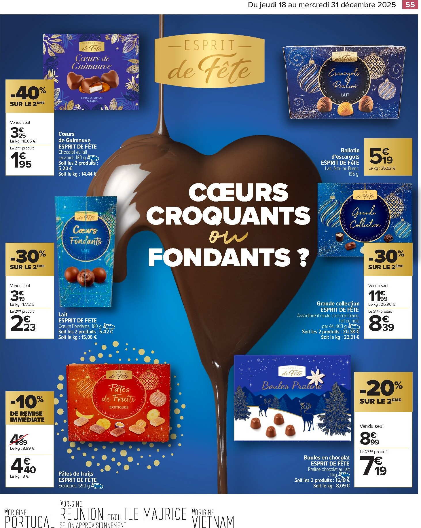 carrefour - Catalogue Carrefour - Festif valable du 18/12 au 31/12 - page: 55