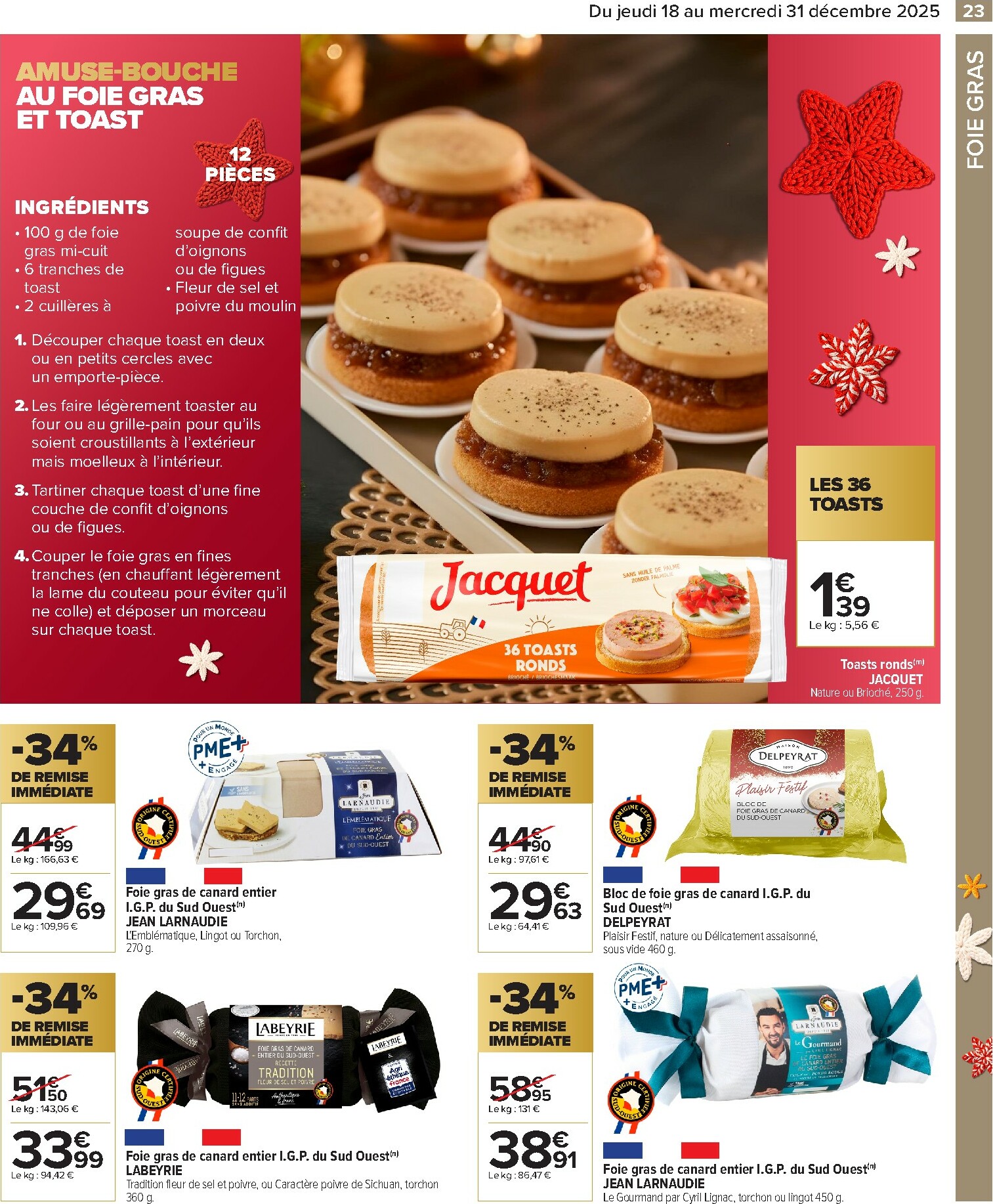 carrefour - Catalogue Carrefour - Festif valable du 18/12 au 31/12 - page: 23