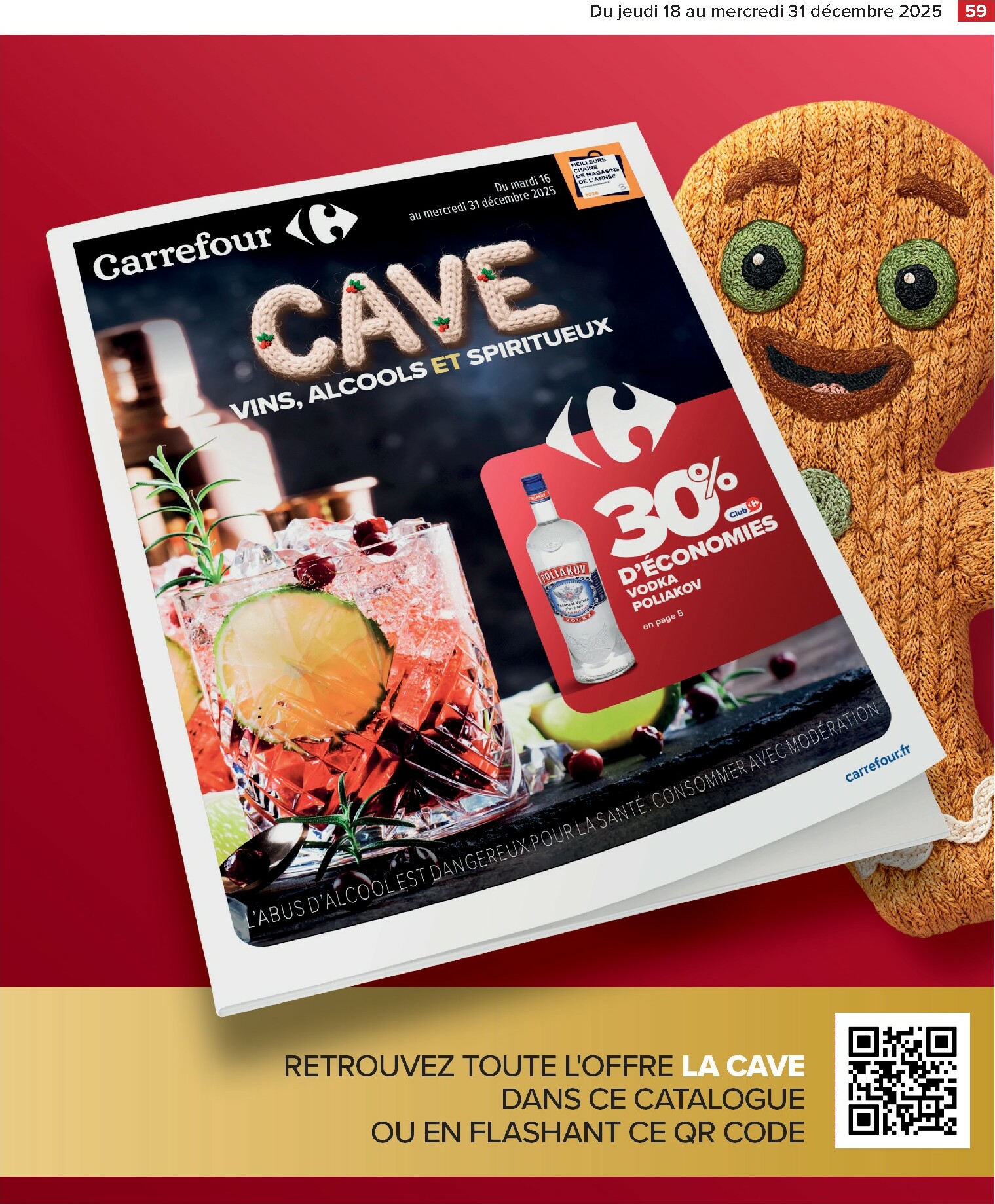 carrefour - Catalogue Carrefour - Festif valable du 18/12 au 31/12 - page: 59