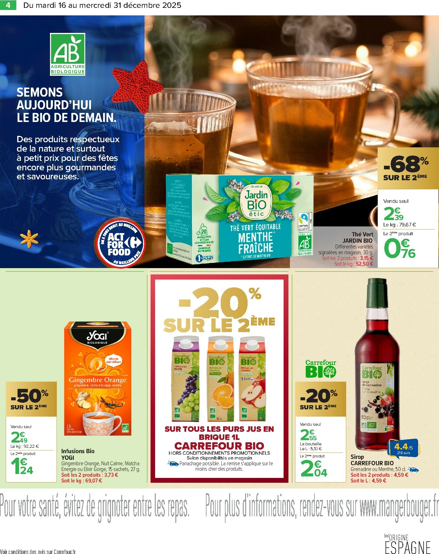 carrefour - Catalogue Carrefour - Noël valable du 16/12 au 31/12 - page: 6