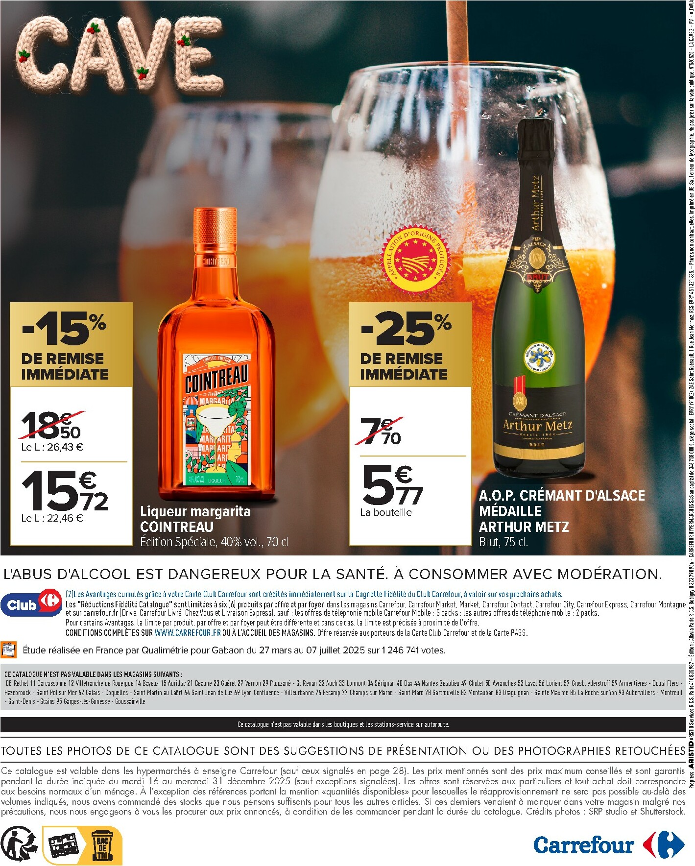 carrefour - Catalogue Carrefour - Alcools valable du 16/12 au 31/12 - page: 2