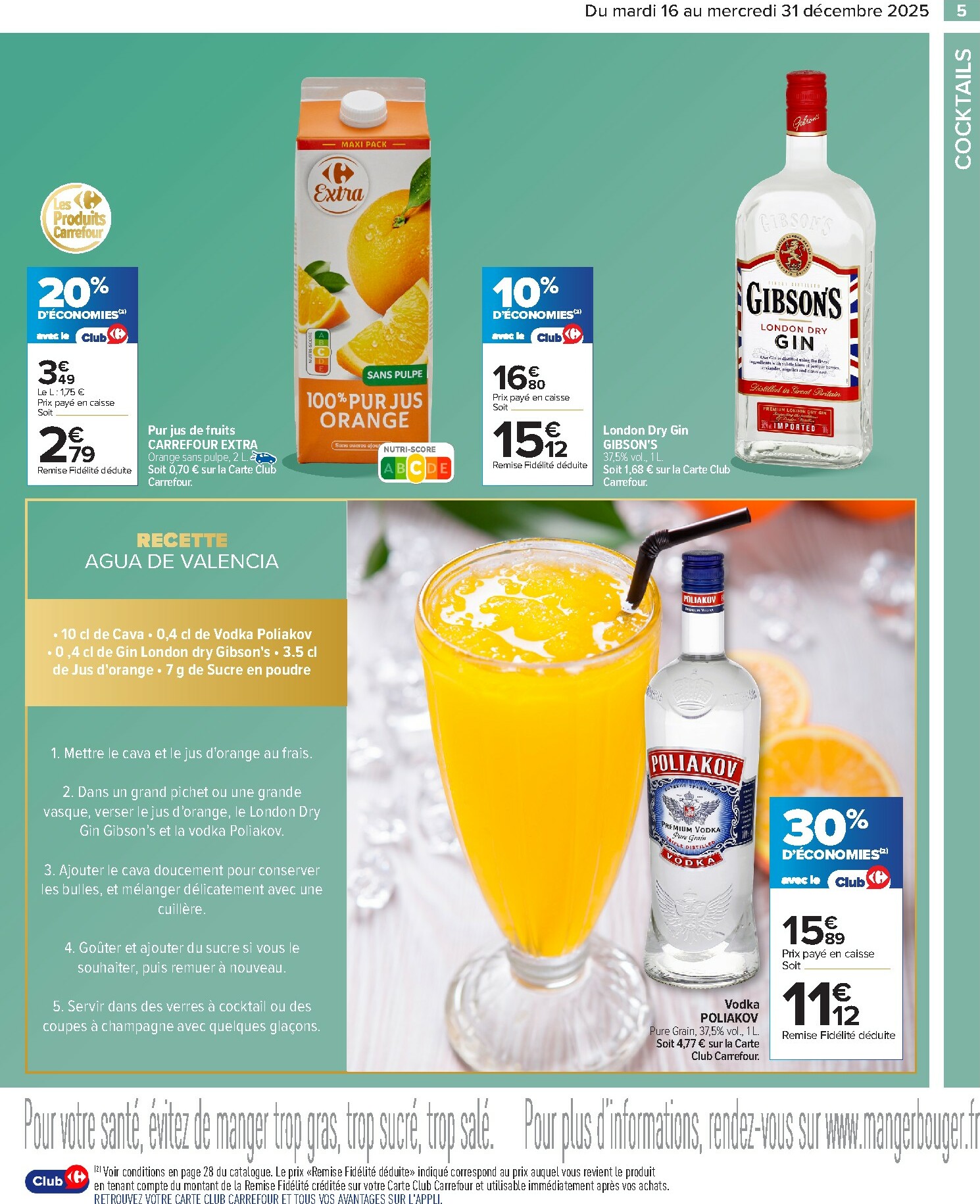 carrefour - Catalogue Carrefour - Alcools valable du 16/12 au 31/12 - page: 7