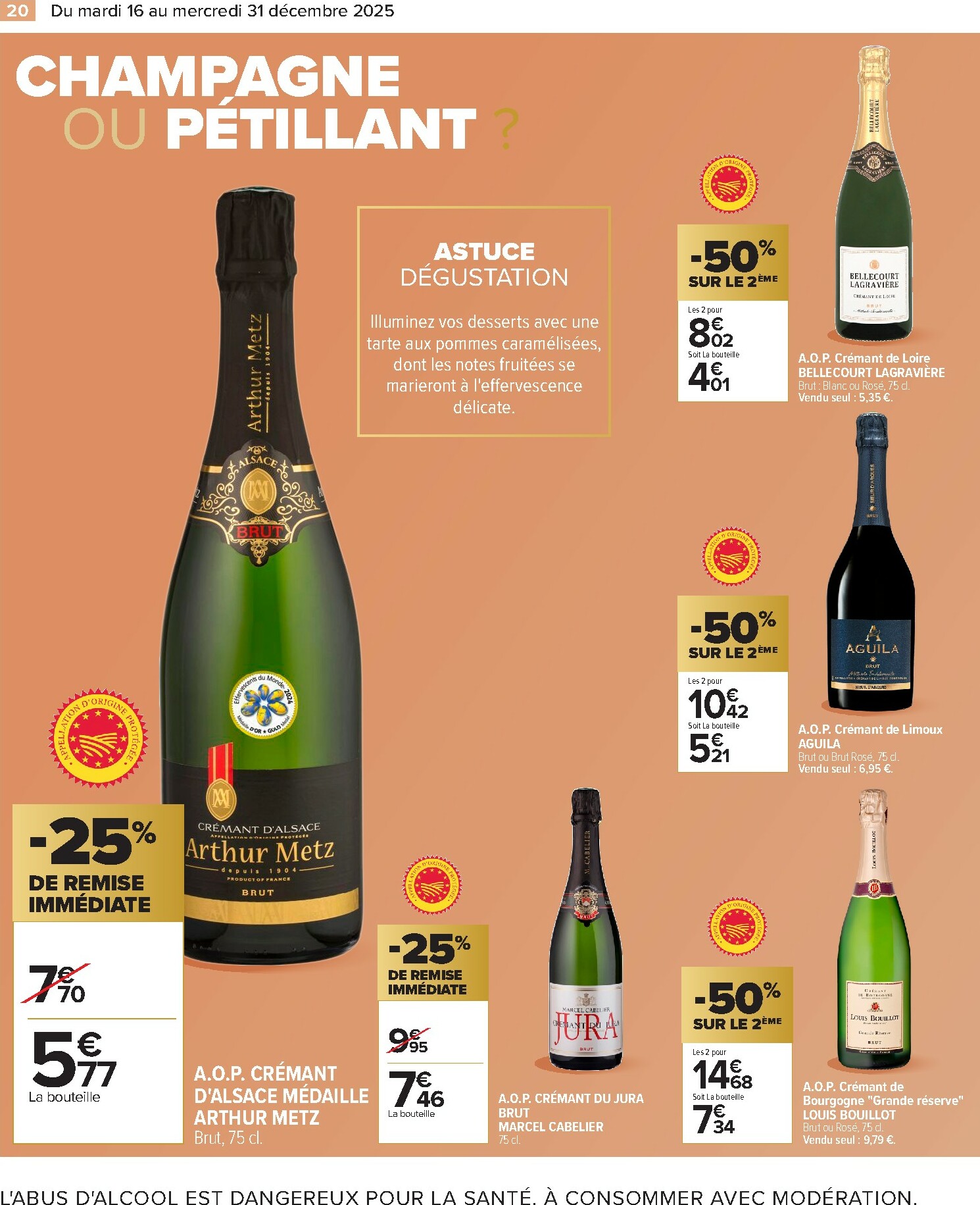 carrefour - Catalogue Carrefour - Alcools valable du 16/12 au 31/12 - page: 22