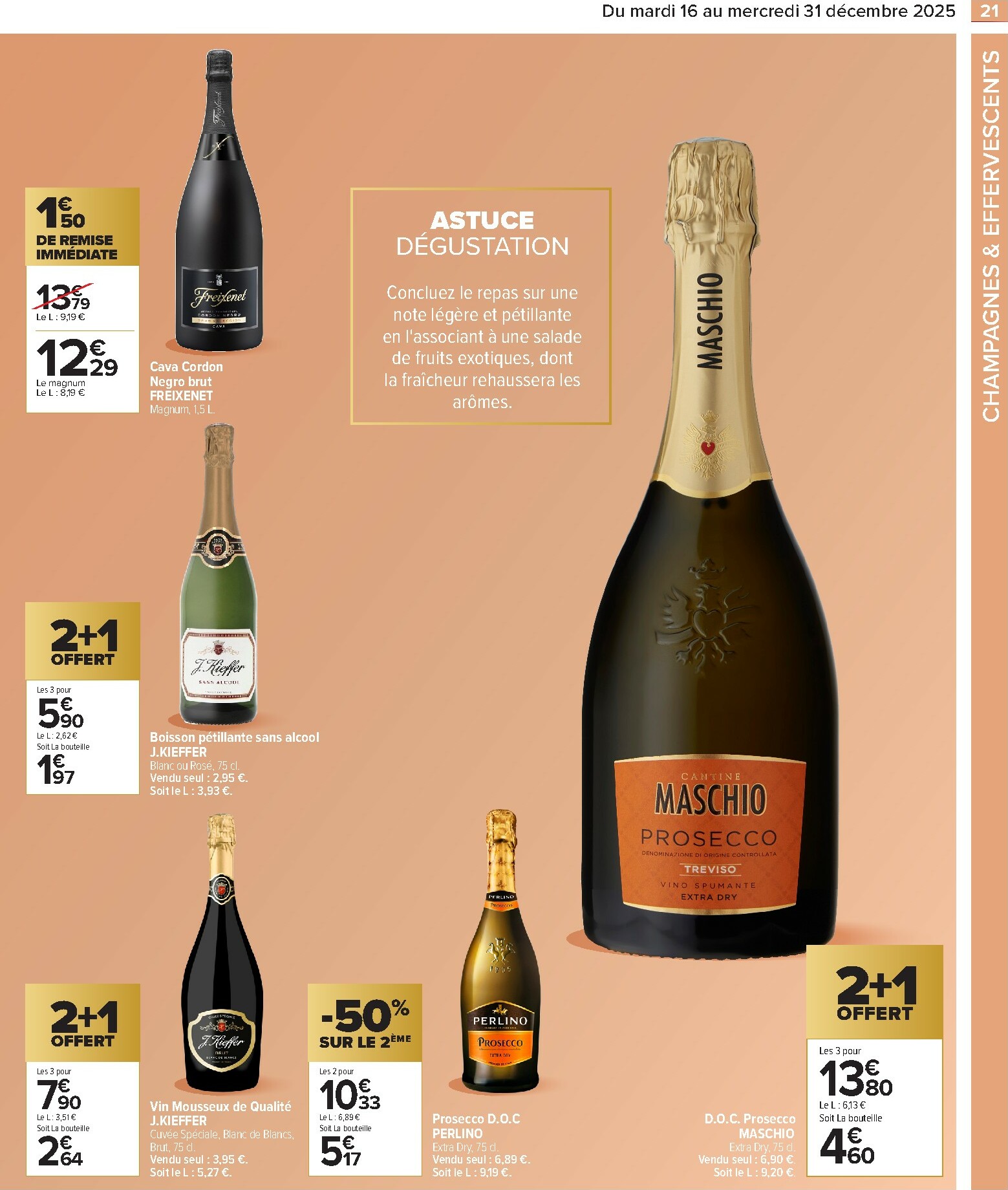 carrefour - Catalogue Carrefour - Alcools valable du 16/12 au 31/12 - page: 23