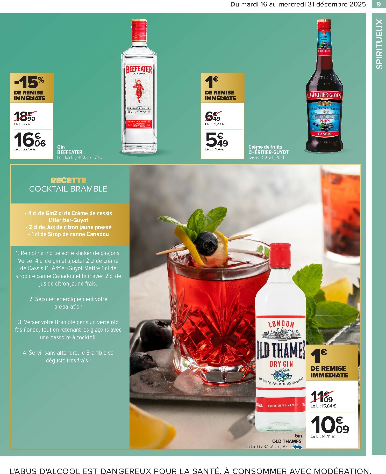 carrefour - Catalogue Carrefour - Alcools valable du 16/12 au 31/12 - page: 11