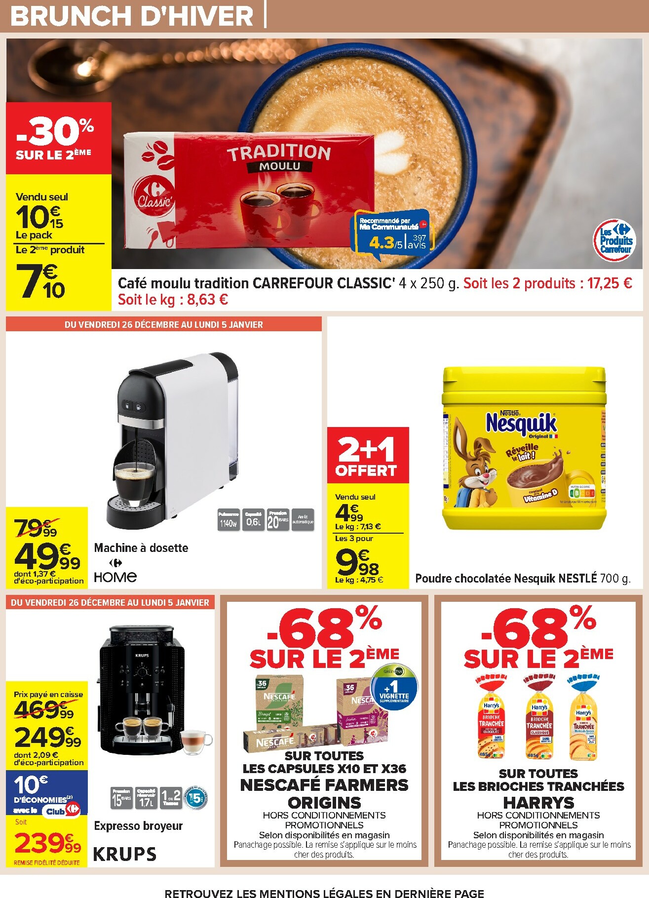carrefour - Catalogue Carrefour valable du 23/12 au 05/01 - page: 4