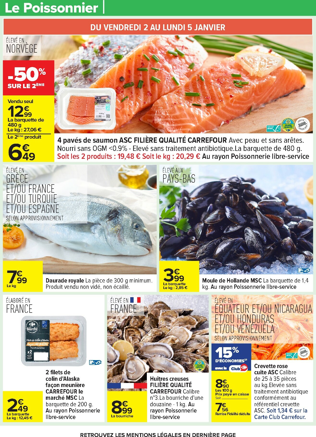 carrefour - Catalogue Carrefour - Nos Promos et Doublez Vos Euros Cagnottés valable du 29/12 au 12/01 - page: 24